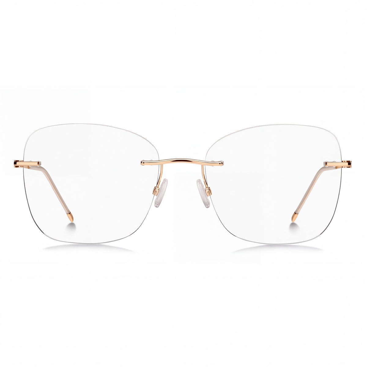 HUGO BOSS BLACK BOSS 1667 Women’s Eyeglasses with Gold Pink Stainless Steel Frame, Lens 55mm Bridge 18mm Temple 140mm, Photo 2