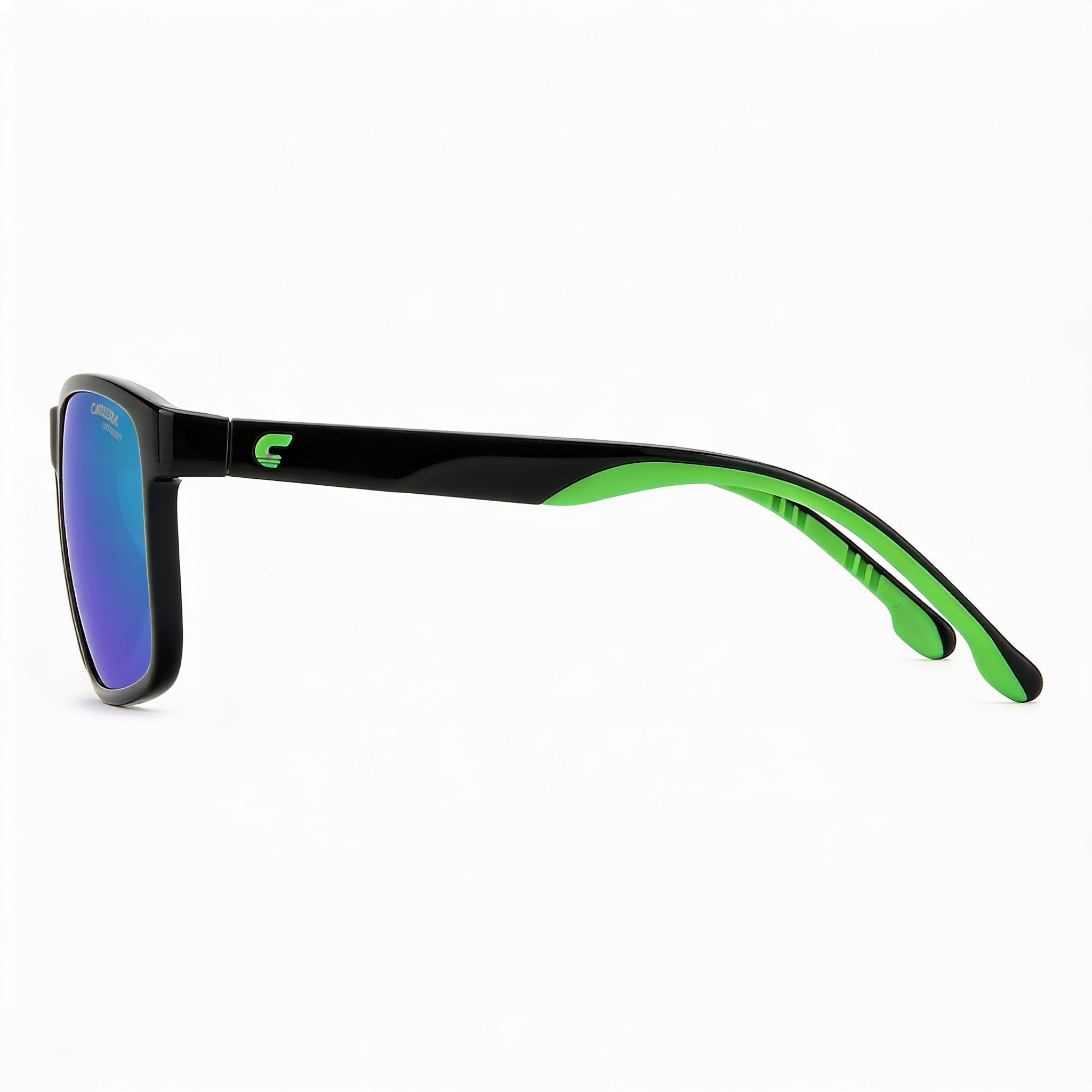 Carrera Casual Unisex Black Green Frame Green Multilayer Lens Polyamide UV Protection Non-Polarized 54mm, Photo 2