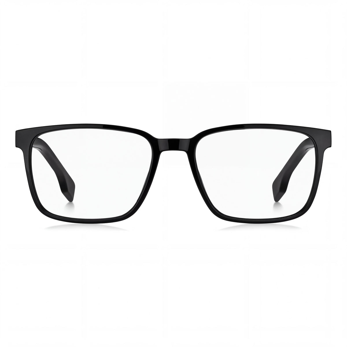 BOSS 1578 Gafas ópticas unisex de montura completa cuadrada de plástico negro con lentes de demostración 57/18/150, Photo 2