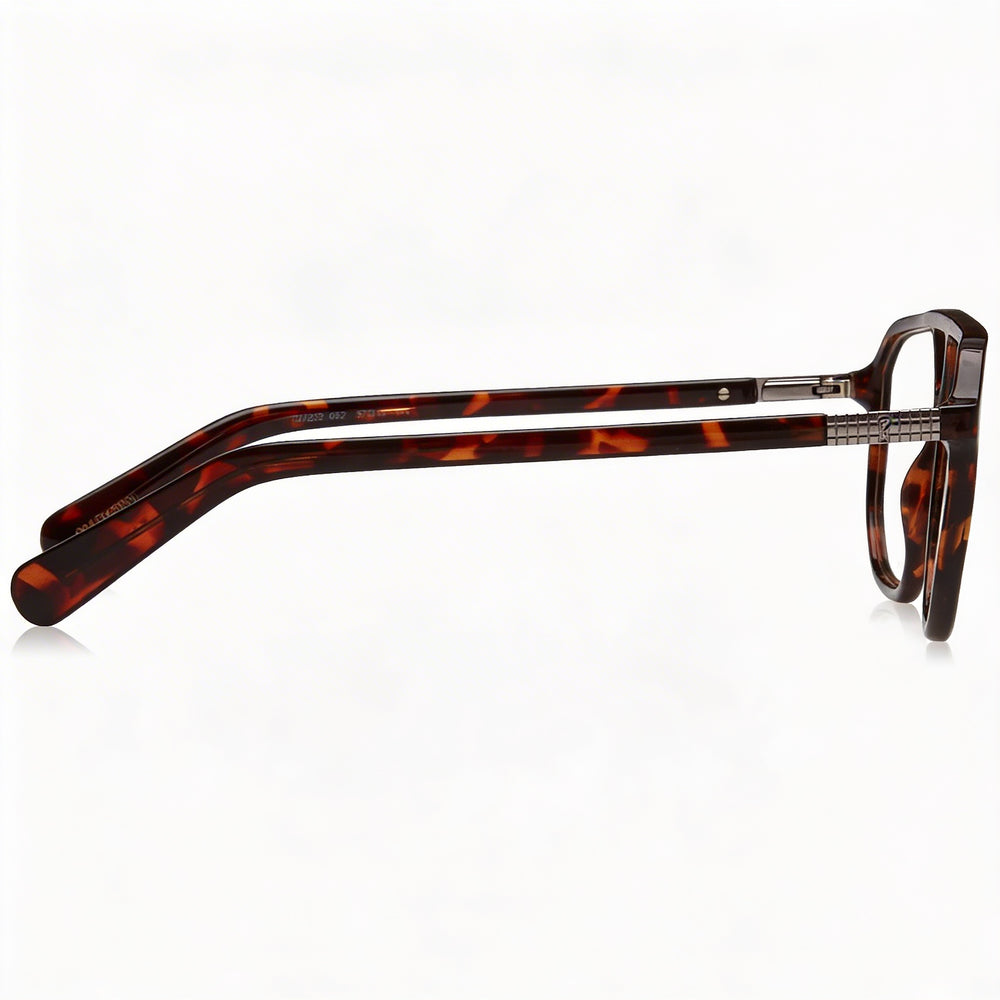 Guess Women's GU8252 Navigator Dark Havana Plastic Demo Eyeglasses 57-14-145