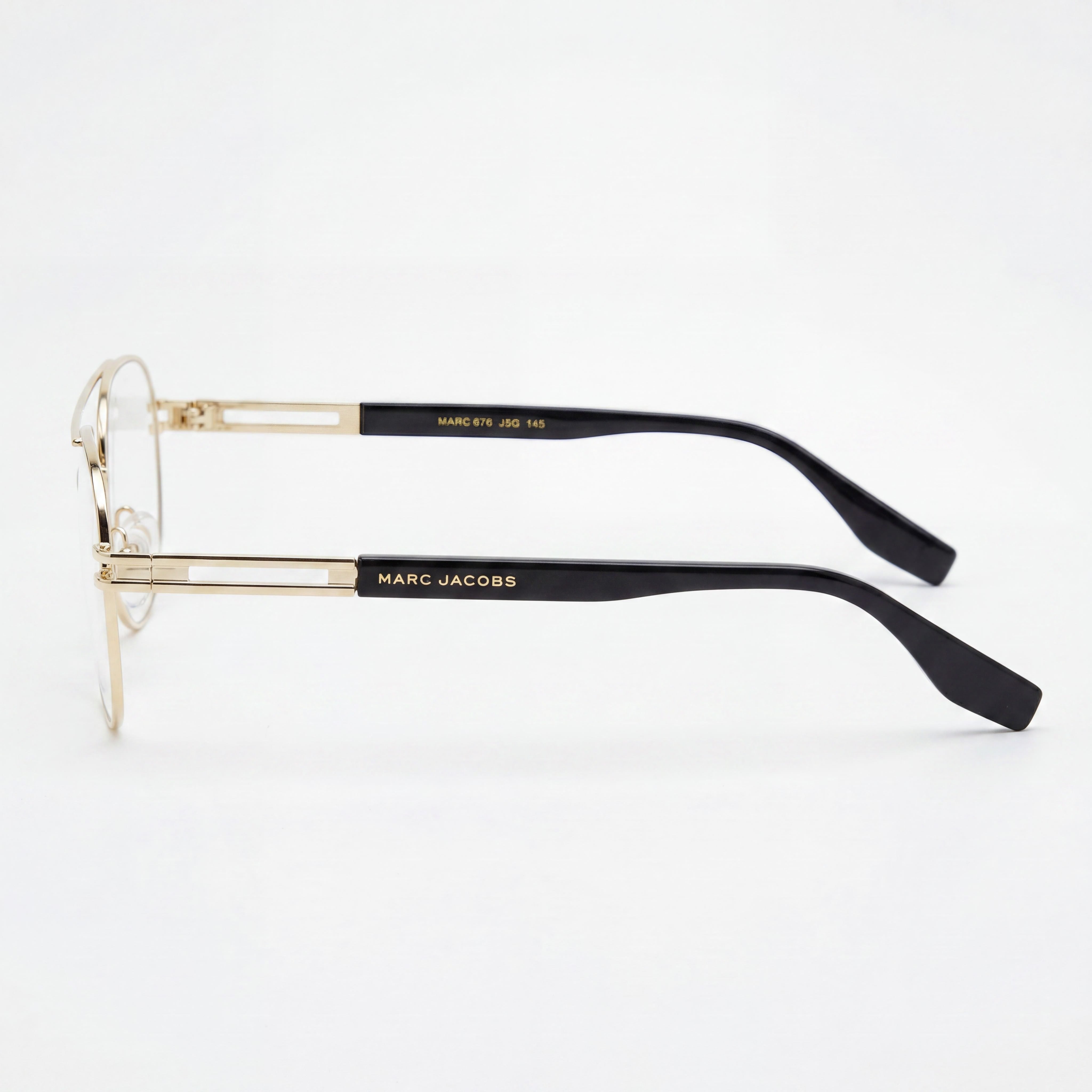 Marc Jacobs Marc 676 Men's Casual Style Gold Alloy Steel Frame with Polycarbonate Lens Optical Eyewear 58mm, Photo 2
