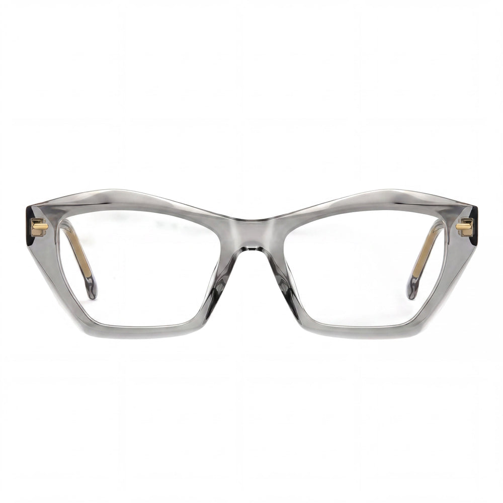 Armazón de gafas Carrera Casual para hombre, de acetato gris, con 53 mm de ancho de lente, 18 mm de puente, 140 mm de longitud de patilla