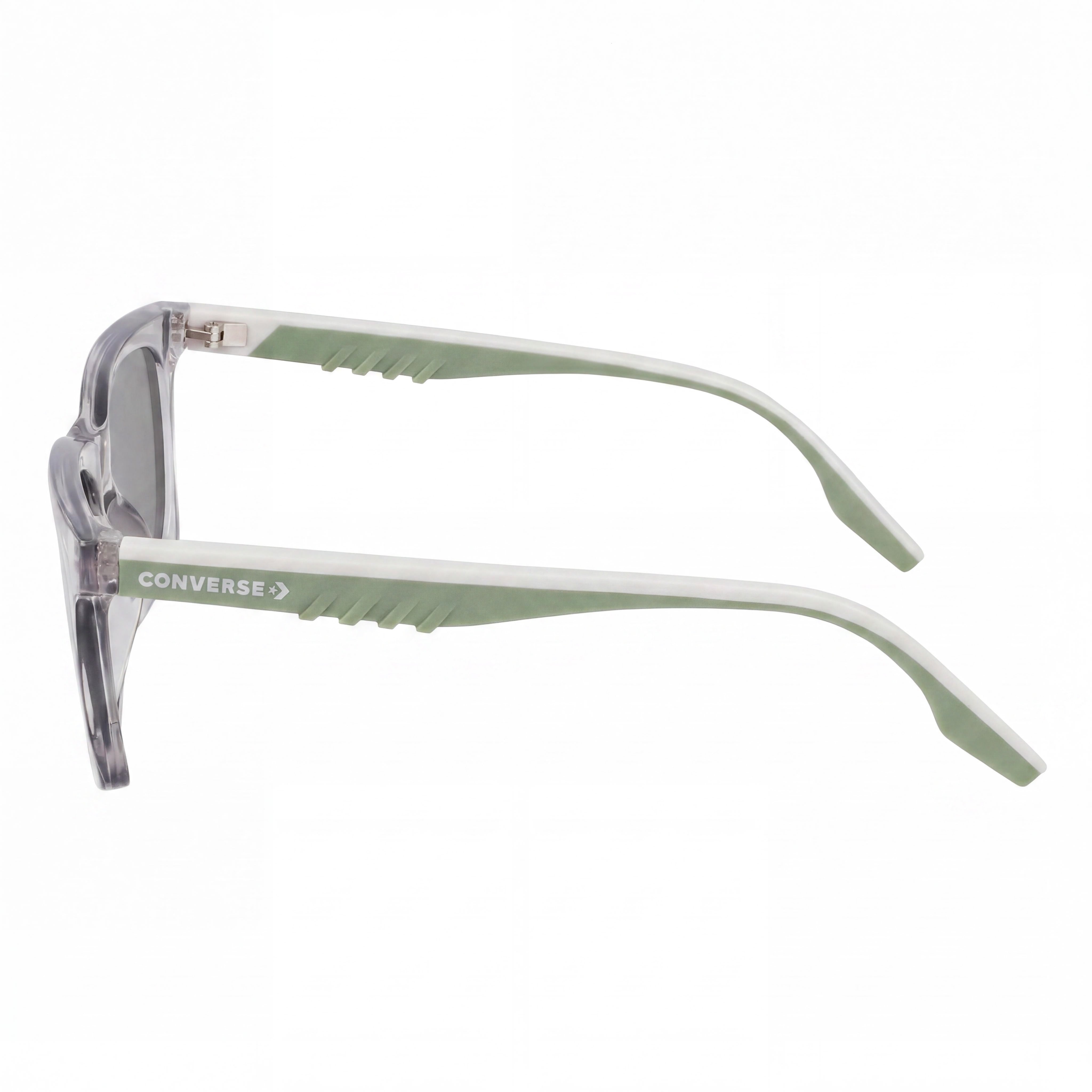 Gafas de sol clásicas de acetato cristal Converse CV568S para mujer, color gris translúcido, con protección UV 400, 55mm, Photo 3