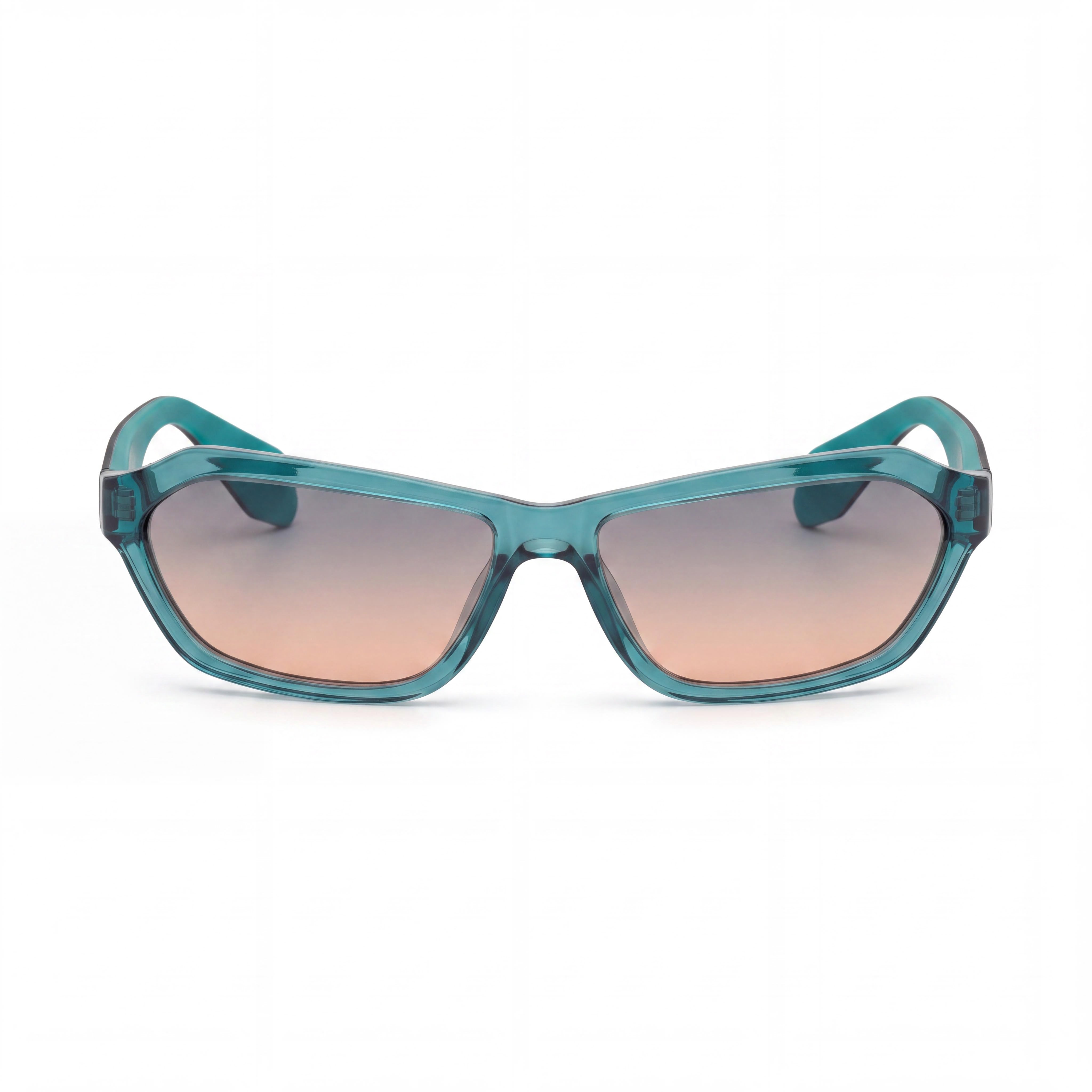 adidas Originals Or0021 58 Unisex Acetate Shiny Turquoise Brown Gradient Non-Polarized 58mm Sunglasses, Photo 2
