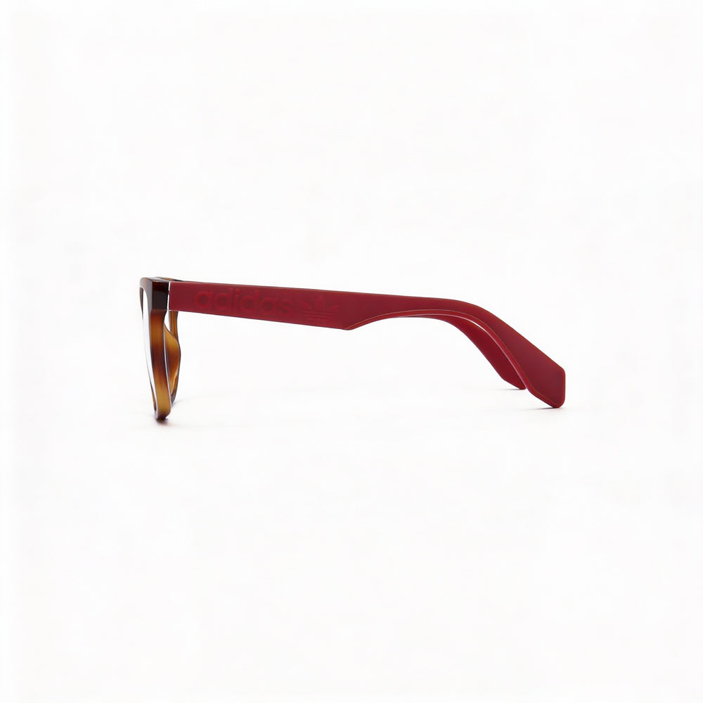 Gafas unisex adidas Originals con montura Havana roja inyectada y lentes no polarizadas de 54 mm