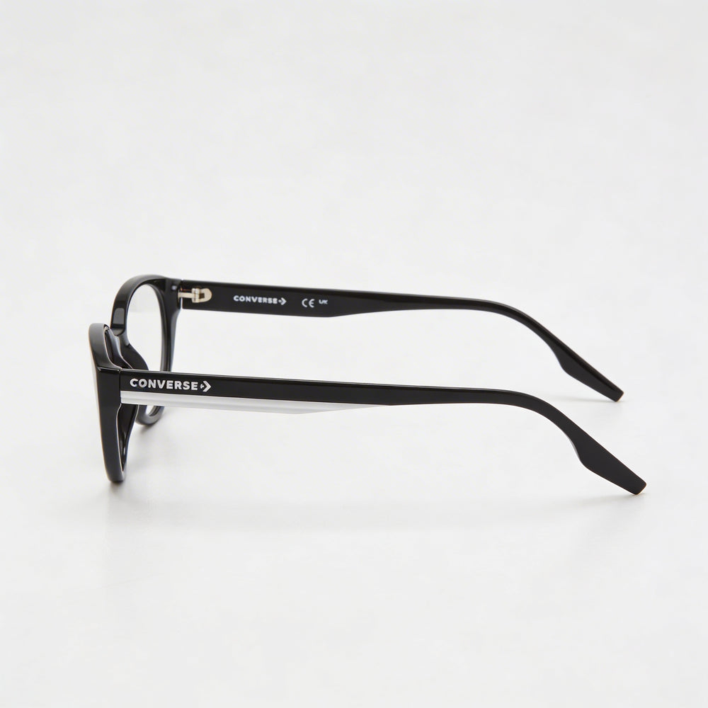 Monturas de gafas oftálmicas negras Converse Cv5112 para mujer - Ancho de lente 52 mm, Ancho de puente 18 mm, Longitud de patilla 140 mm