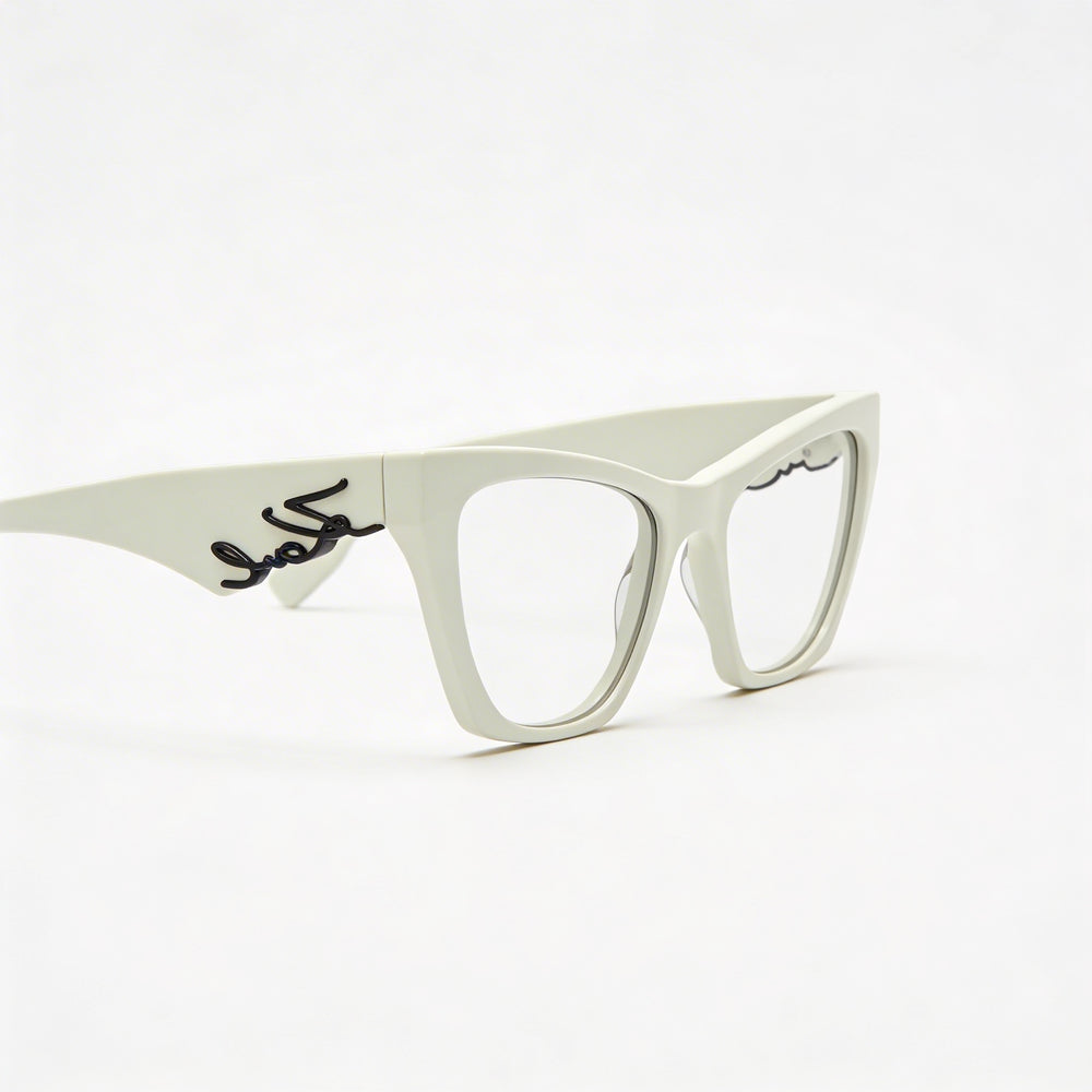 Gafas Oftálmicas de Mujer KARL LAGERFELD Kl6171 con Montura de Acetato Blanco y Tamaño 54-19-140mm