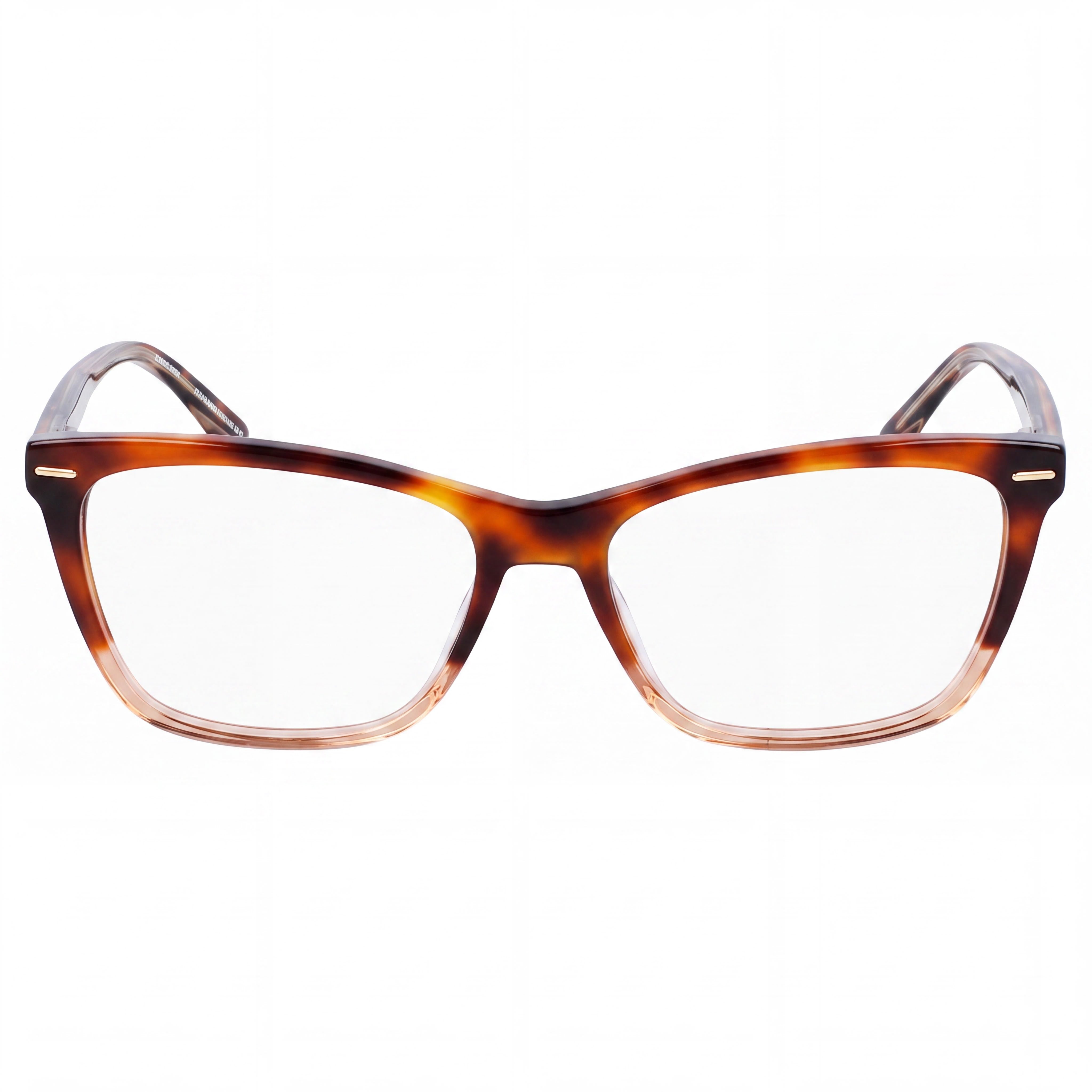 Calvin Klein Ck21501 Gafas graduadas de mujer de aleación de acero, montura completa rectangular, color Soft Tortoise, 54 mm, Photo 2