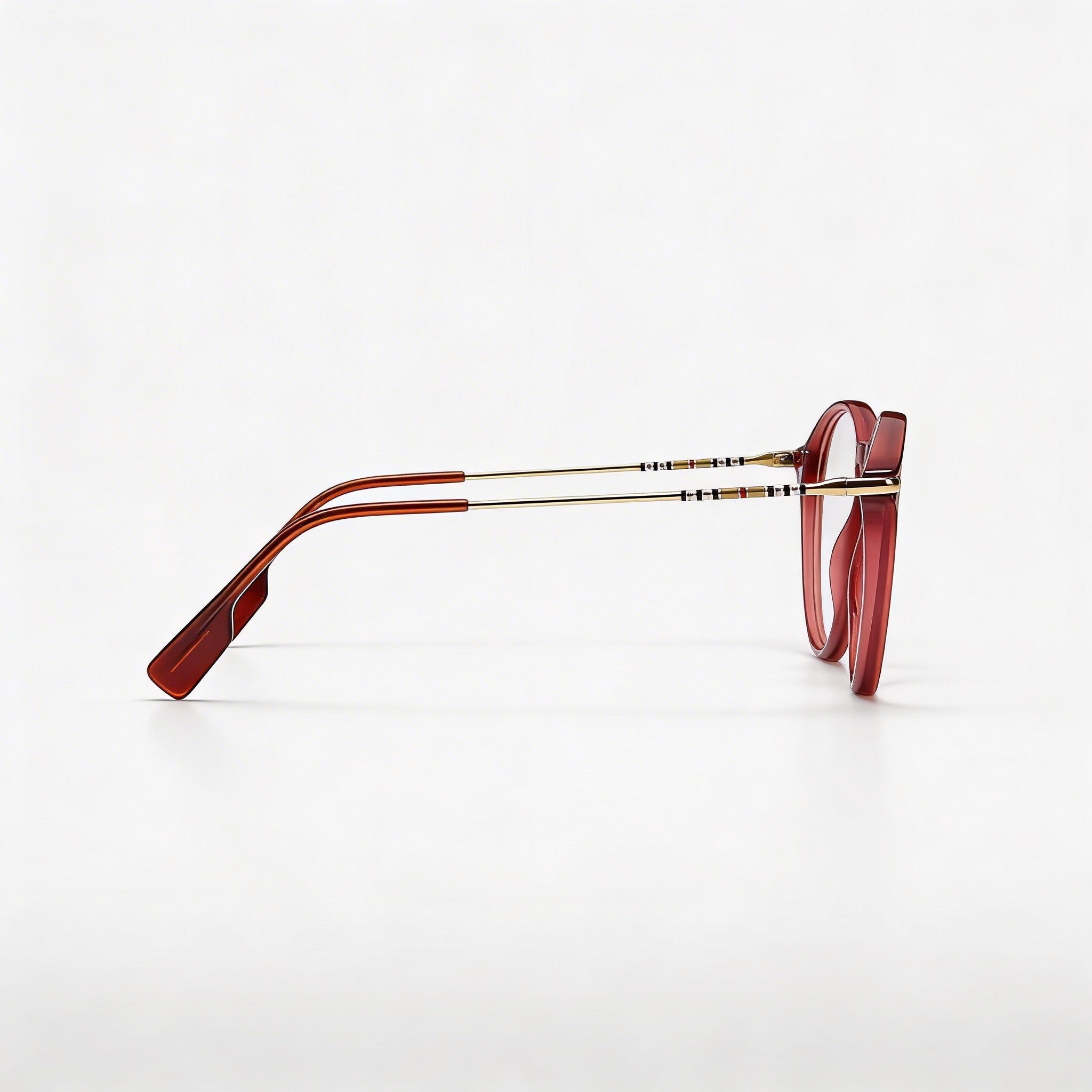 Burberry Be 2365 Women's Bordeaux Acetate Eyeglasses with 51mm Lens, 18mm Bridge, and 140mm Temple Length, Photo 3