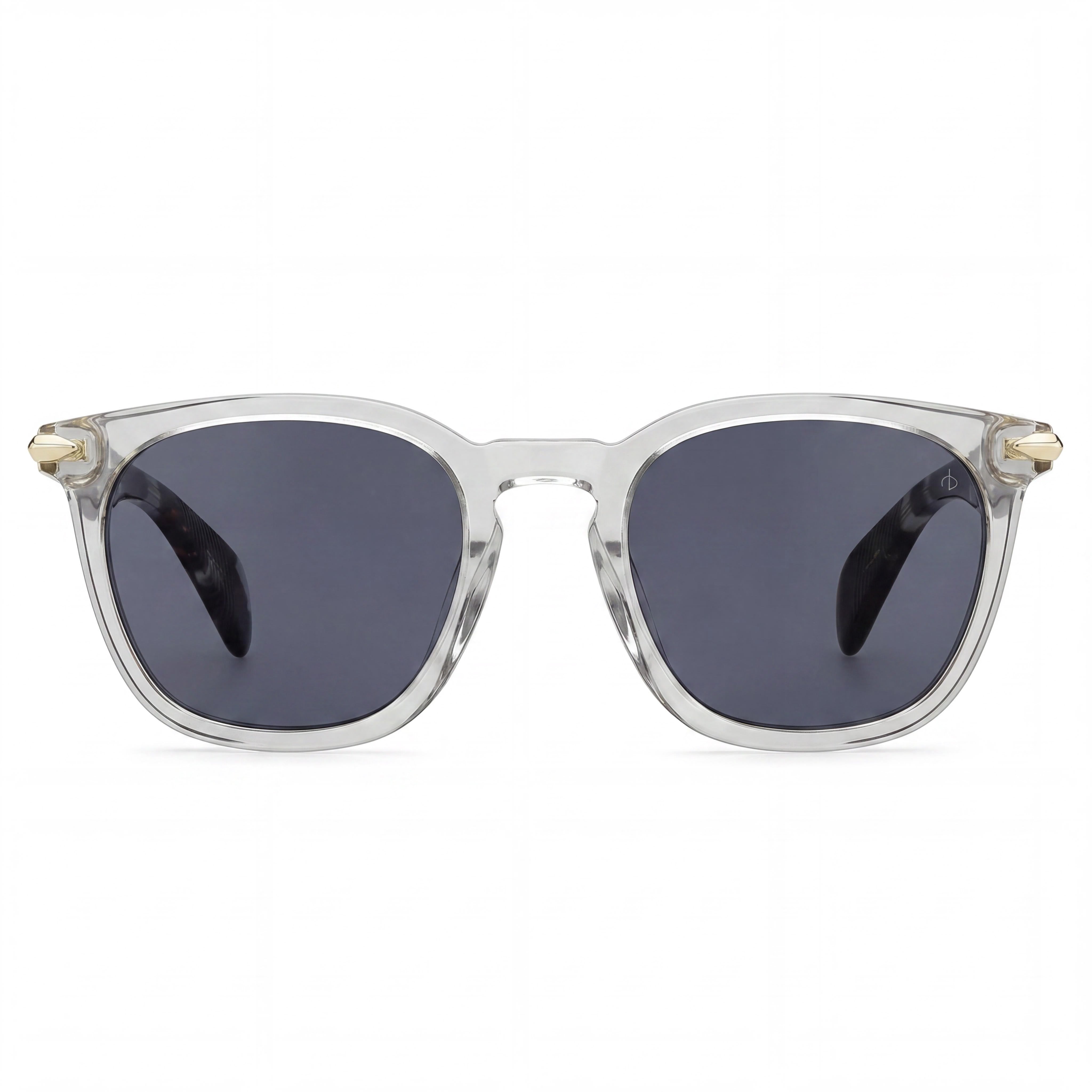 rag & bone Rnb 5021/S Unisex Acetate UV Protected Non-Polarized Sunglasses, Gray Frame, Grey Lenses, 50mm, Photo 2