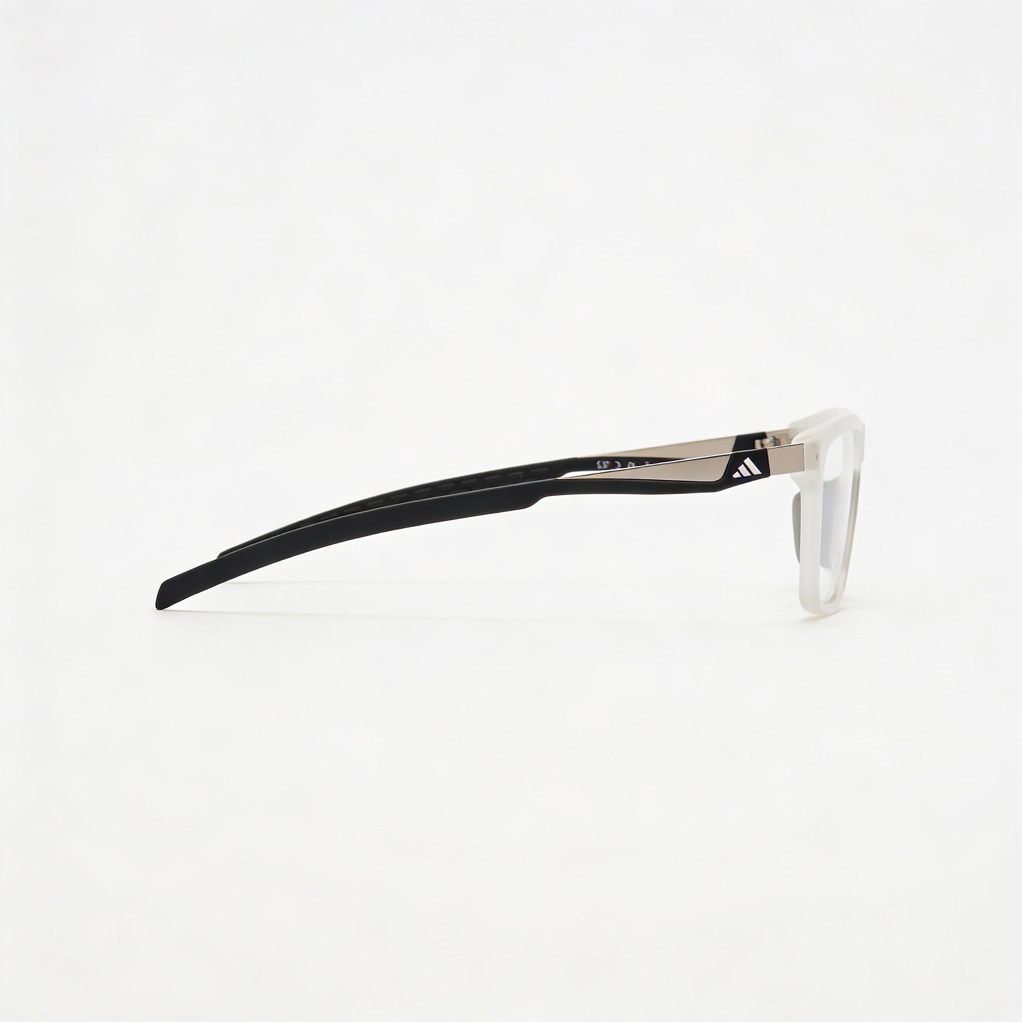 adidas MODERNO Unisex Crystal Plastic Frame with Transparent Plastic Lenses Eyeglasses 55-14-140, Photo 3