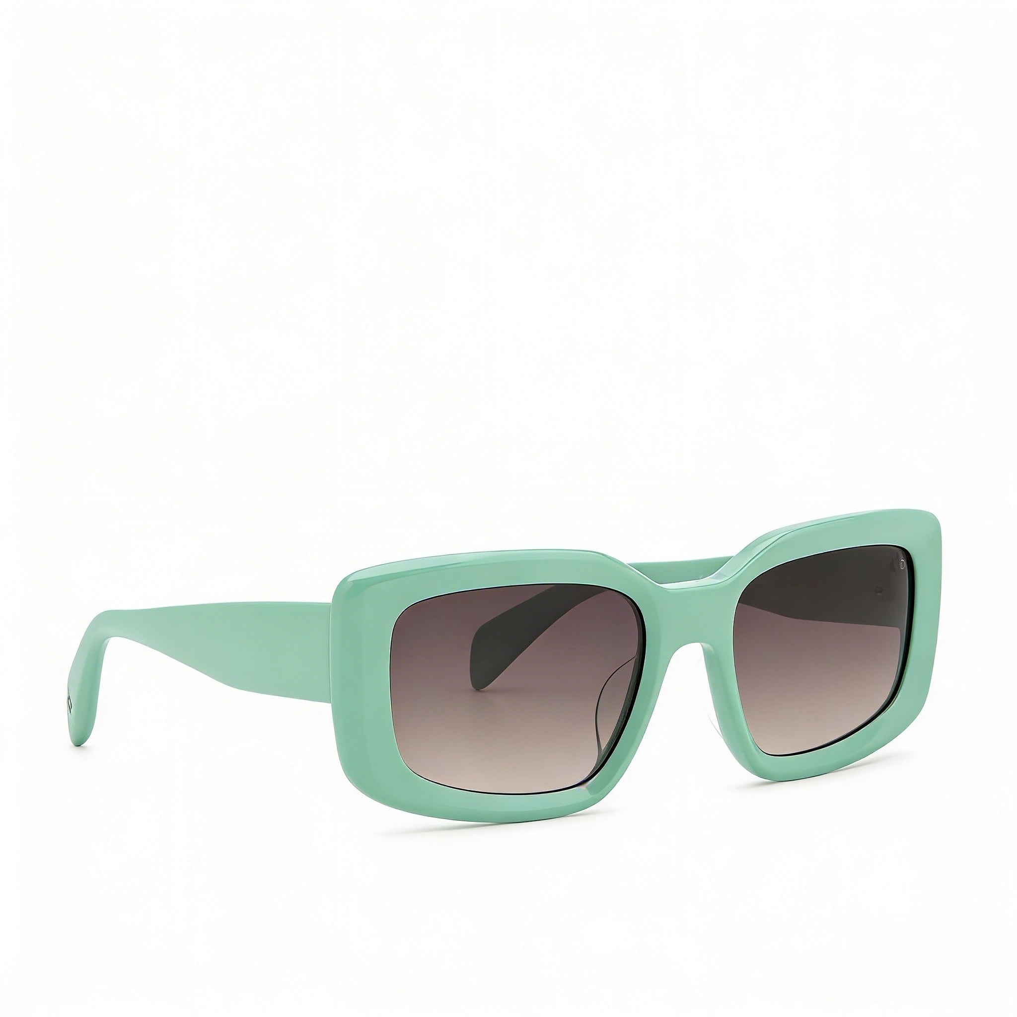 Rag & Bone Modern Women's Sunglasses: Green Acetate Frame, UV Protected Lenses, 54mm Lens Width, Photo 3