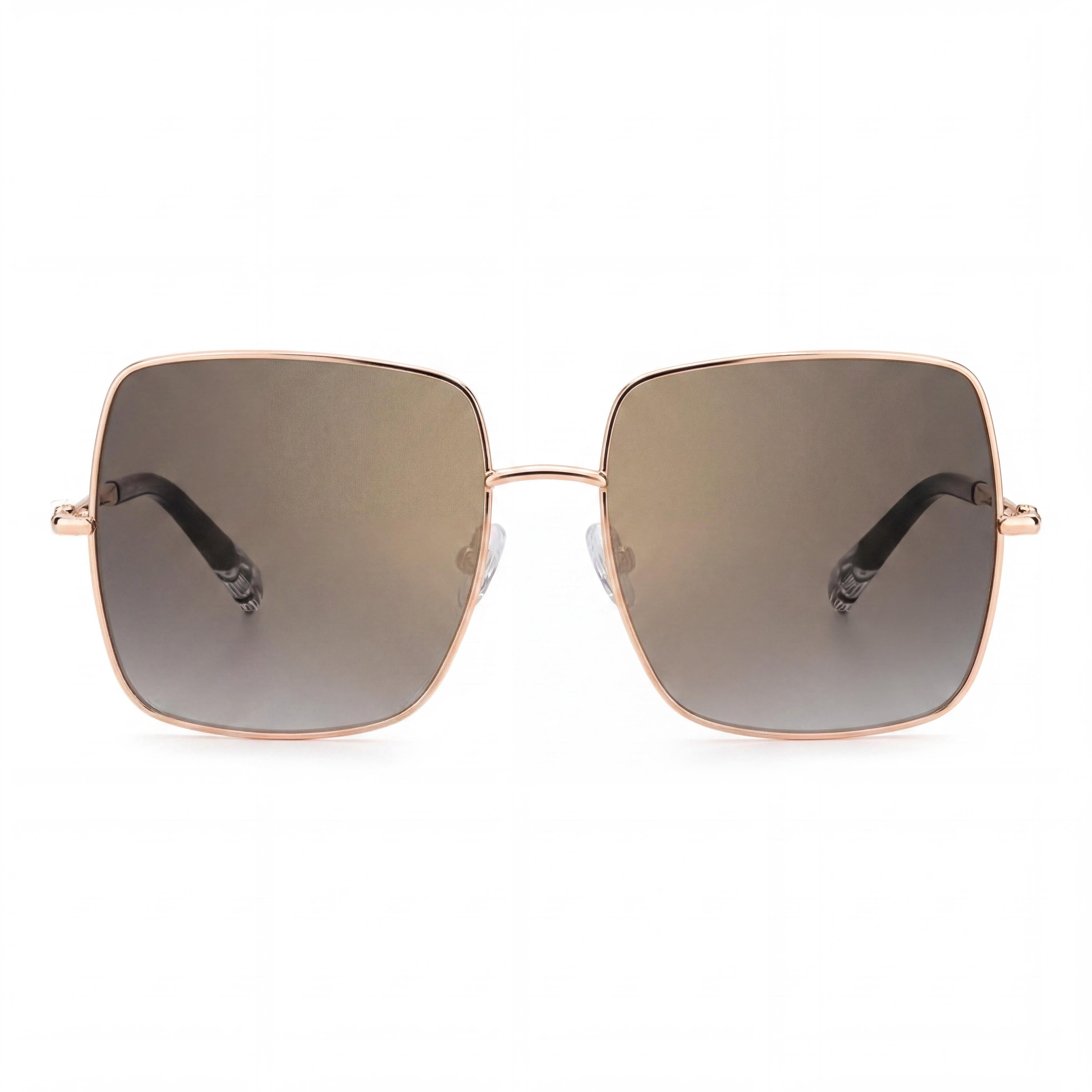 Gafas de sol Missoni Classic Glam de aleación de acero no polarizadas para mujer, 100 % UV, montura gris oro rosa, lentes oro rosa de 58 mm, Photo 2