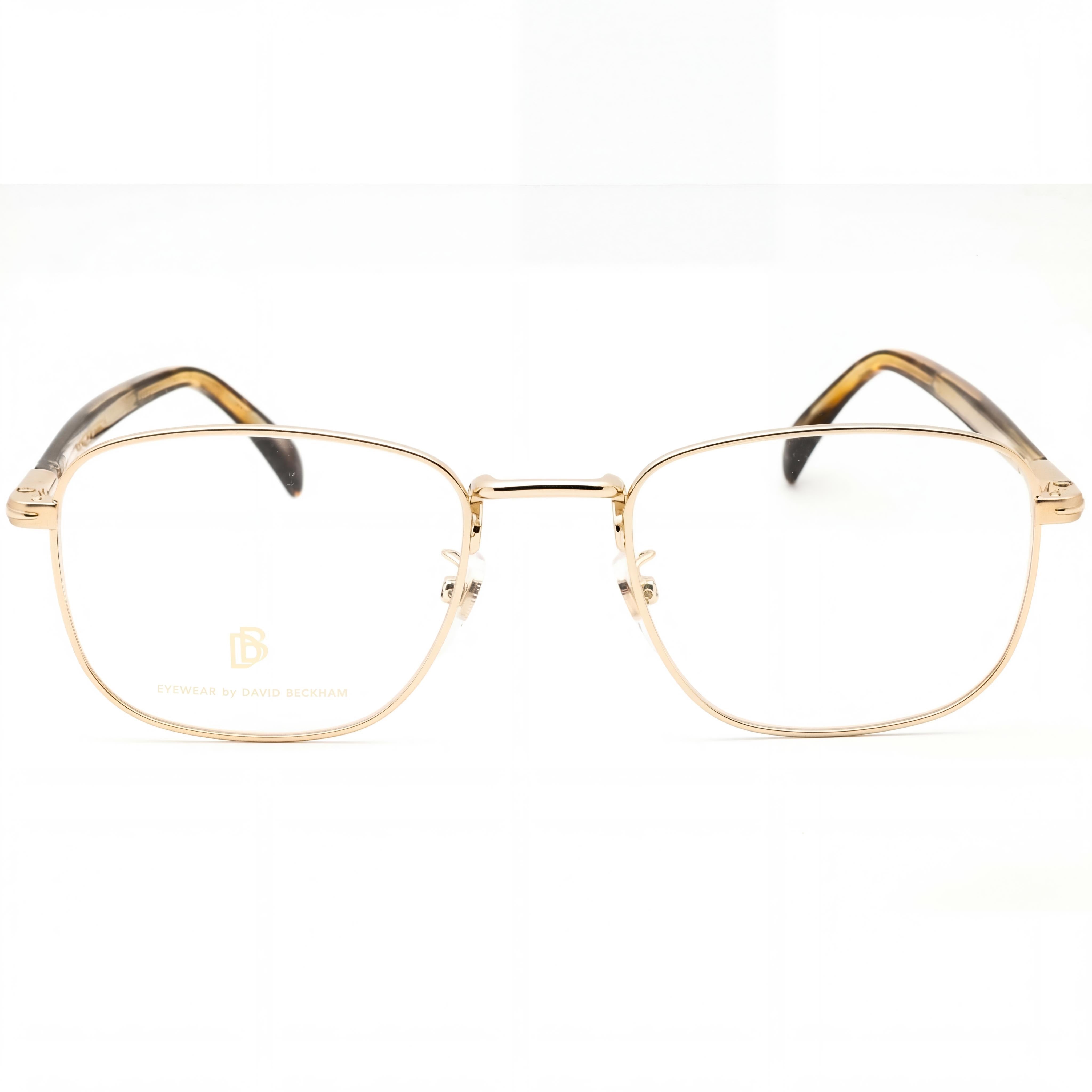 David Beckham Db 1138 Men's Metal Frame Eyewear with Clear Polycarbonate Lenses 52-20-145mm, Photo 2