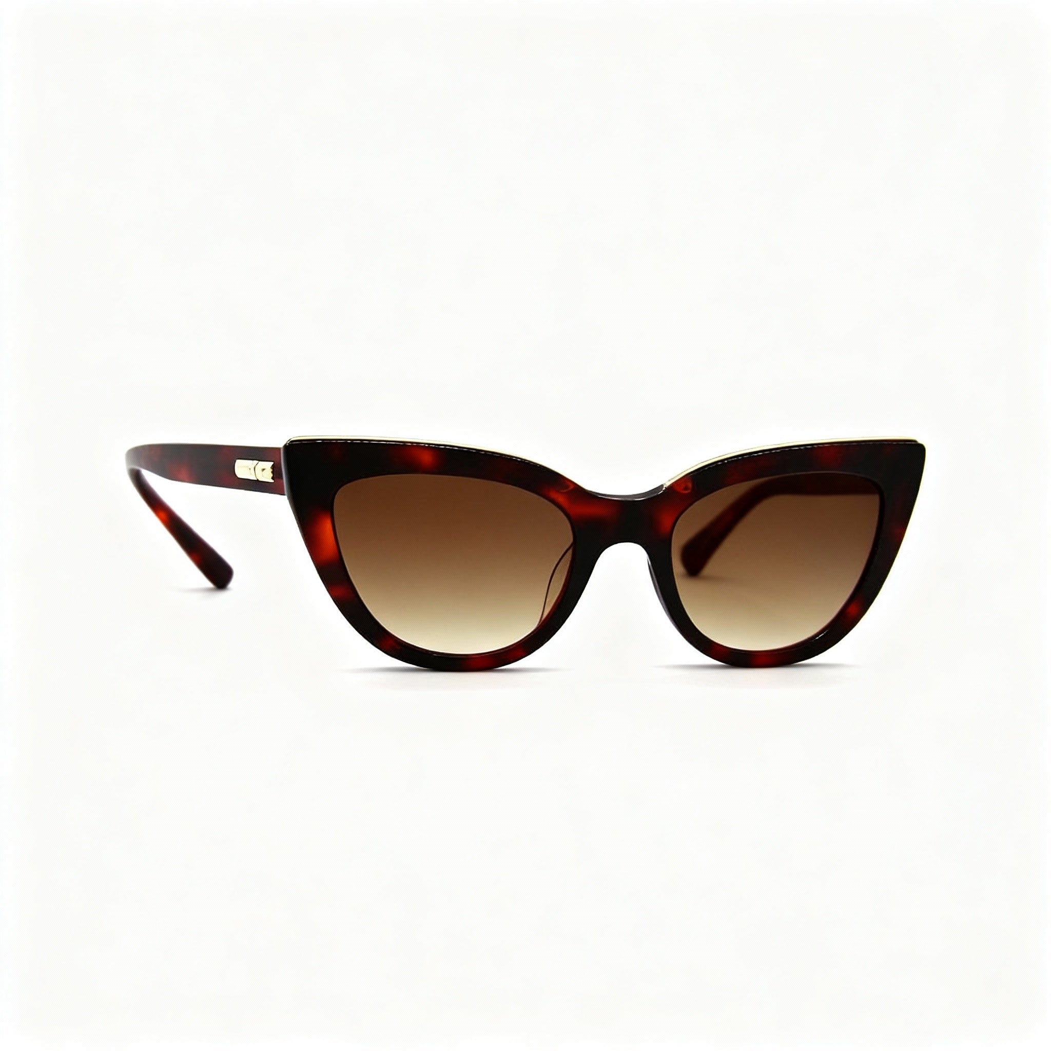 Longchamp LO686S Women's Casual UV Protection Sunglasses, Red Havana Plastic Frame, Brown Non-Polarized Lenses, 51mm, Photo 3