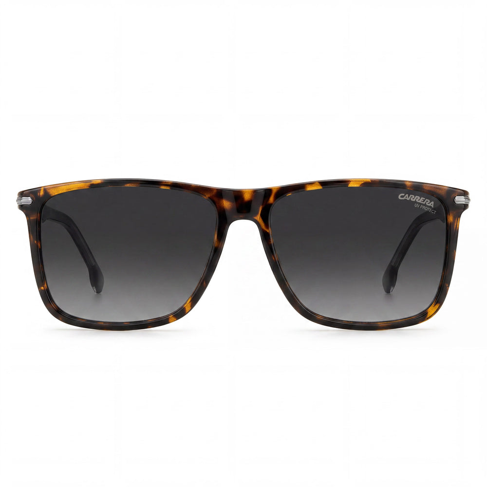 Carrera 298/S Unisex Dark Havana Injection Propionate Frame Sunglasses with Dark Grey Lenses, UV Protection, 57mm