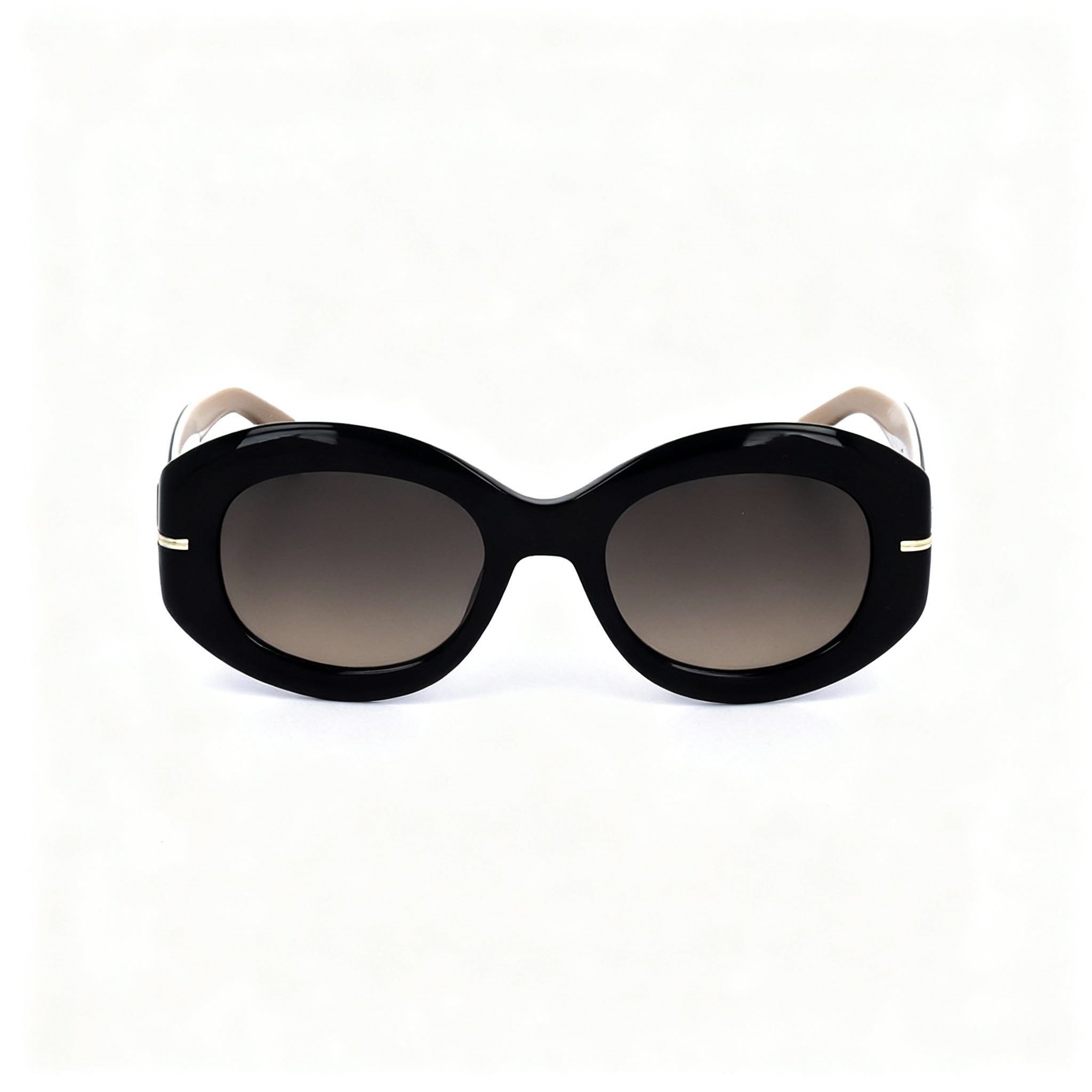 Hugo Boss B1521/N/S Women's Grey Brown Doubleshade Black Beige Plastic Frame Polycarbonate UV Sunglasses 51mm