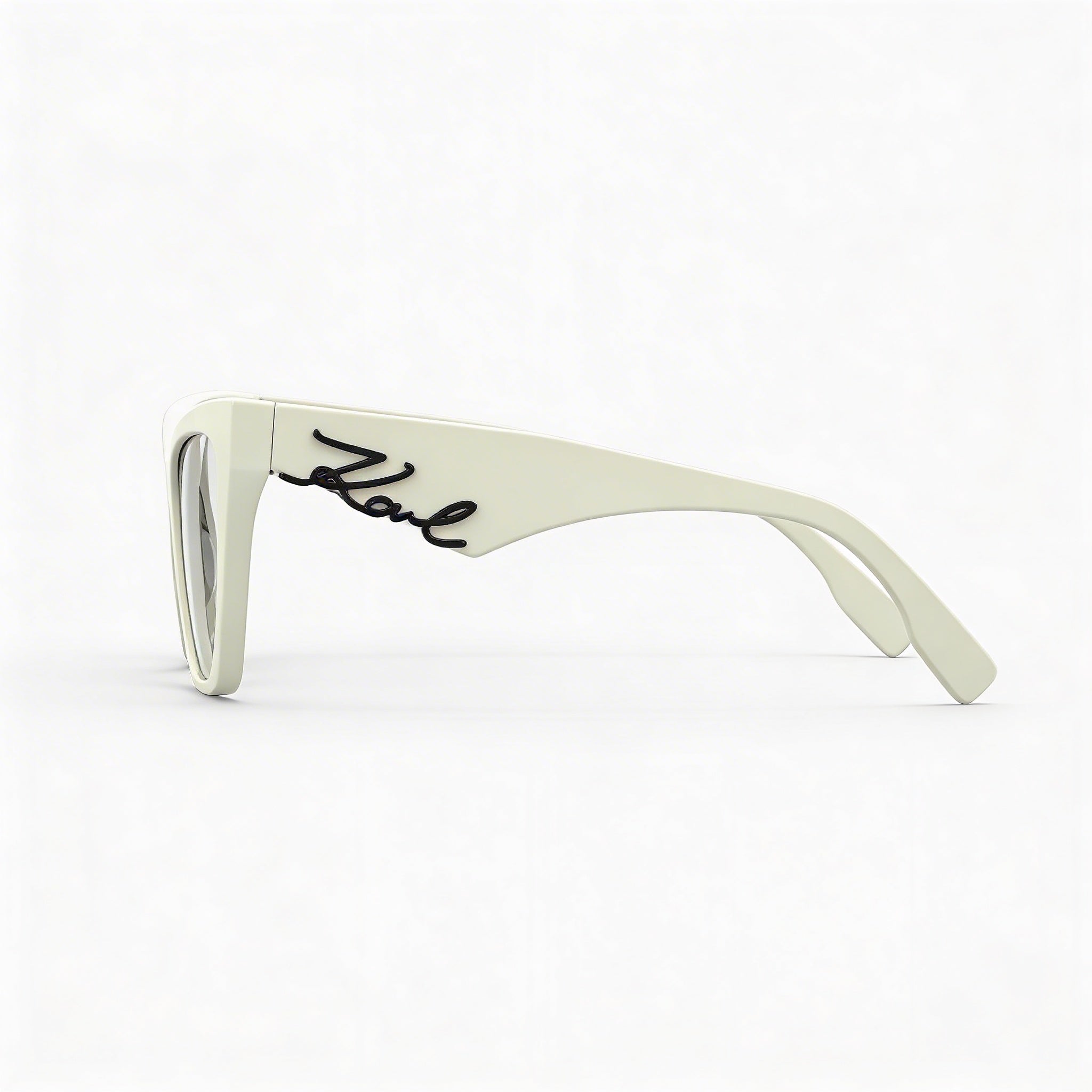 KARL LAGERFELD Kl6171 Montura de Gafas de Acetato para Mujer en Blanco con 54mm de Ancho de Lente, 19mm de Puente y 140mm de Patillas, Photo 3