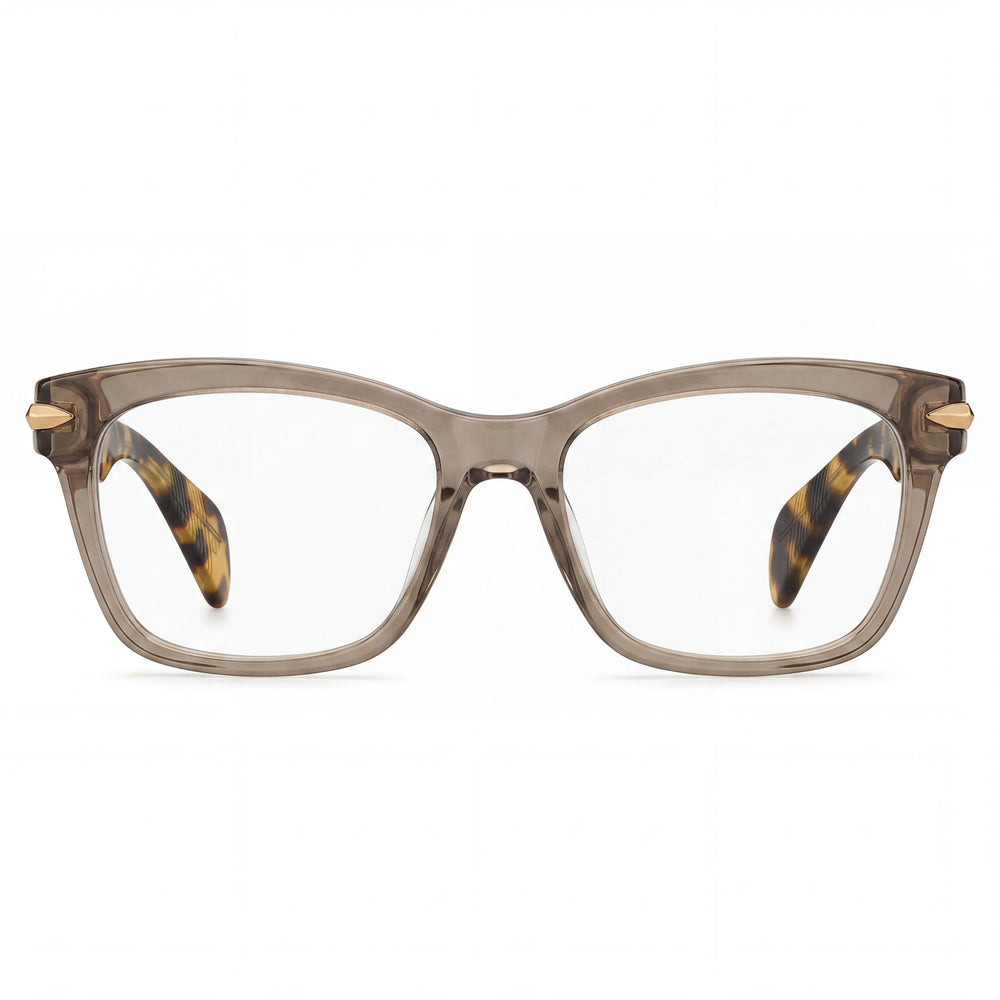 Rag & Bone Unisex Model Rnb3004 Plastic Grey Havana Frame Polycarbonate Lens Eyewear 52mm