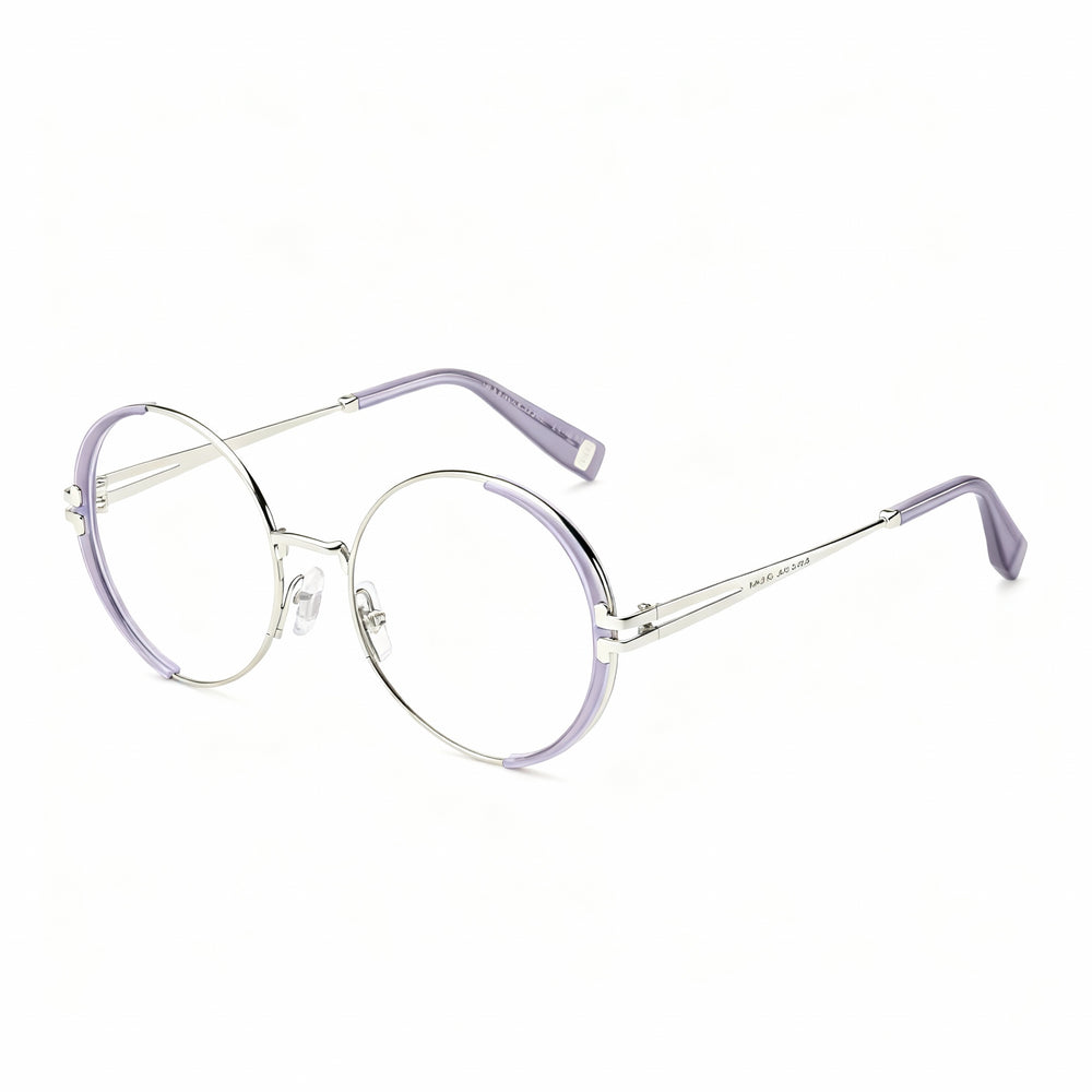 Gafas Marc Jacobs Mj 1093 Palladiuviol para mujer con montura metálica y montura completa, ancho de lente de 55 mm