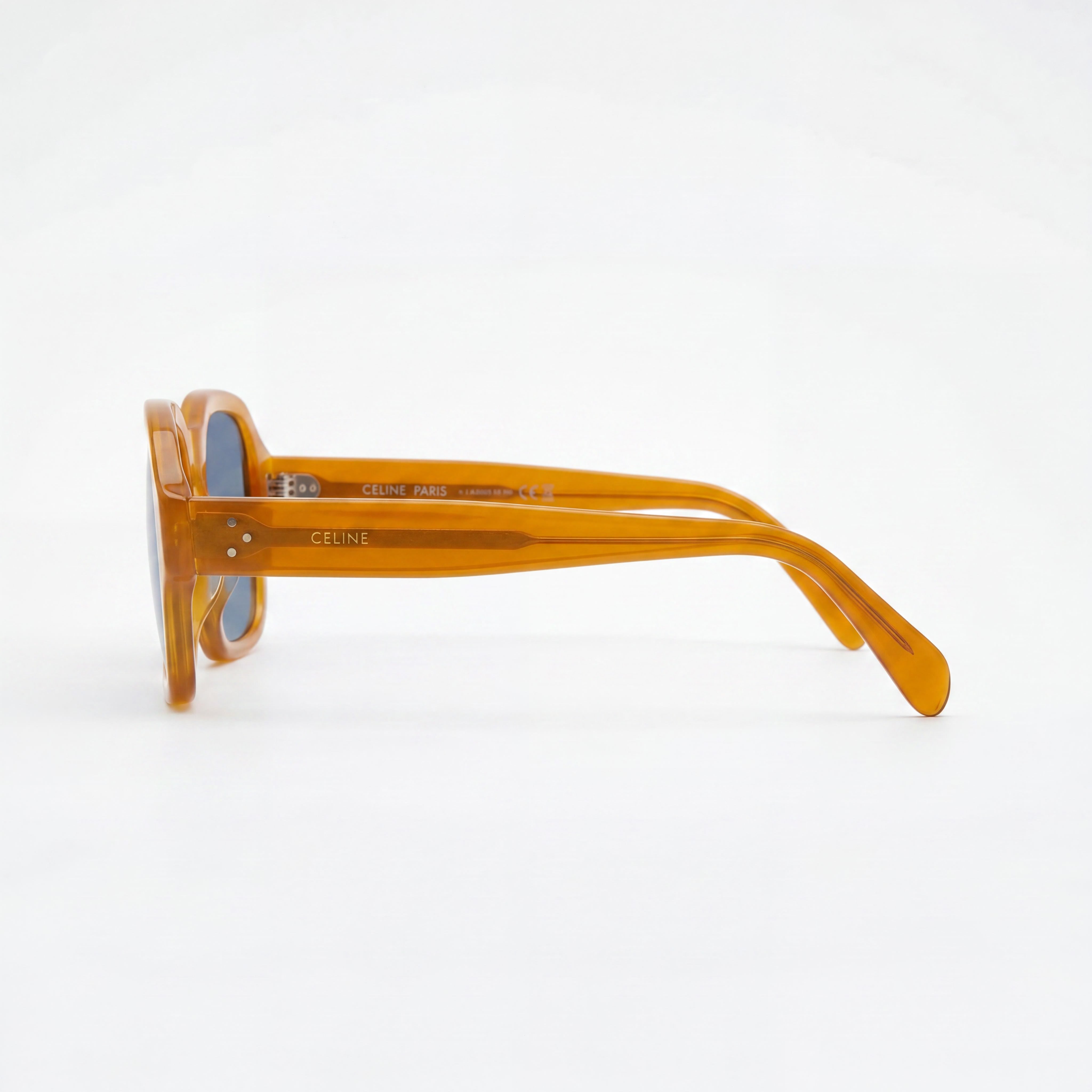Gafas Céline unisex con montura marrón y azul, Photo 3