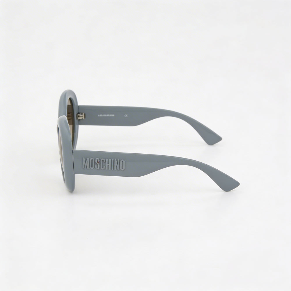 Moschino Casual Women's Black CELLULOSE PROP. INJ Frame Dark Grey Shaded Sunglasses 54-22-140