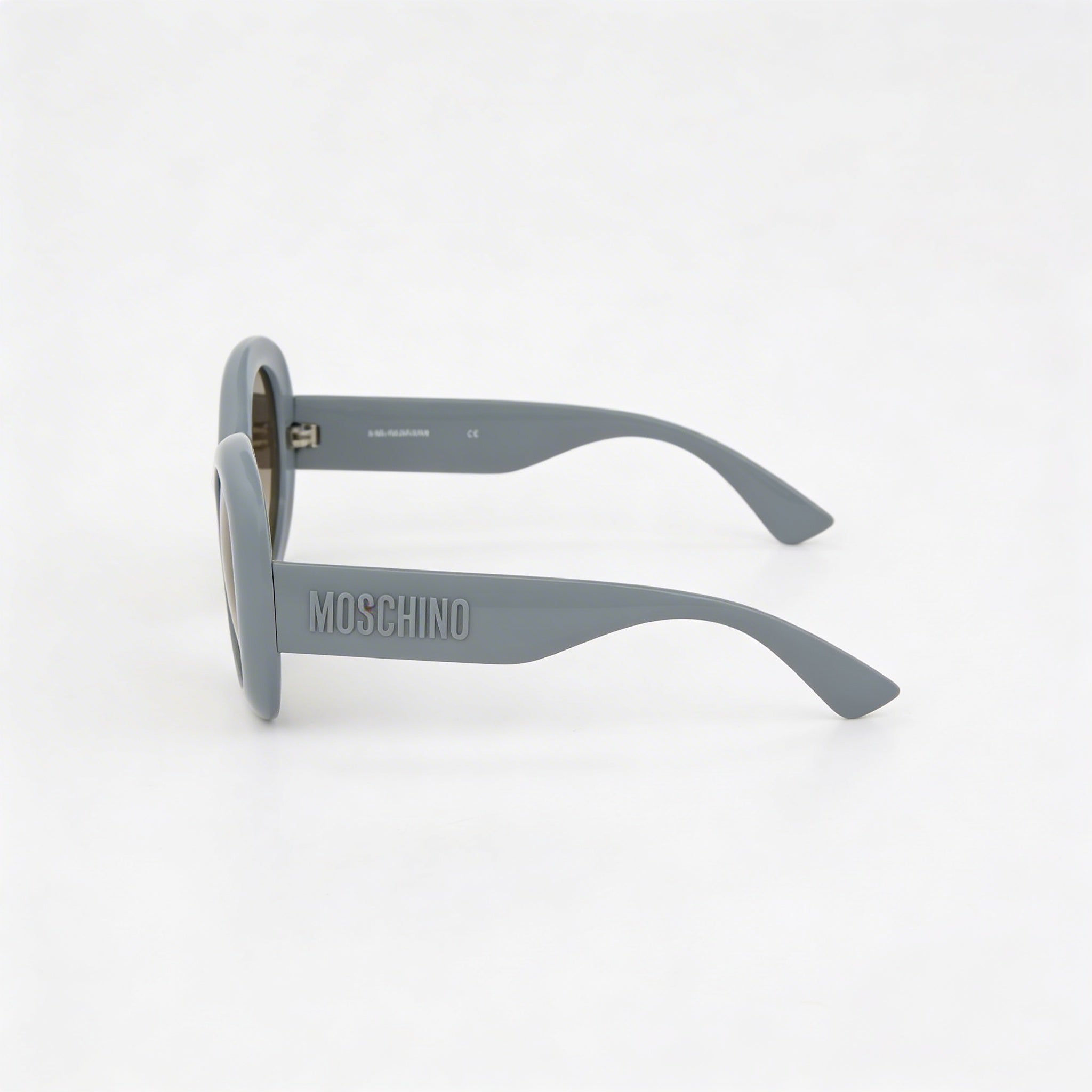 Moschino Casual Women's Black CELLULOSE PROP. INJ Frame Dark Grey Shaded Sunglasses 54-22-140, Photo 2