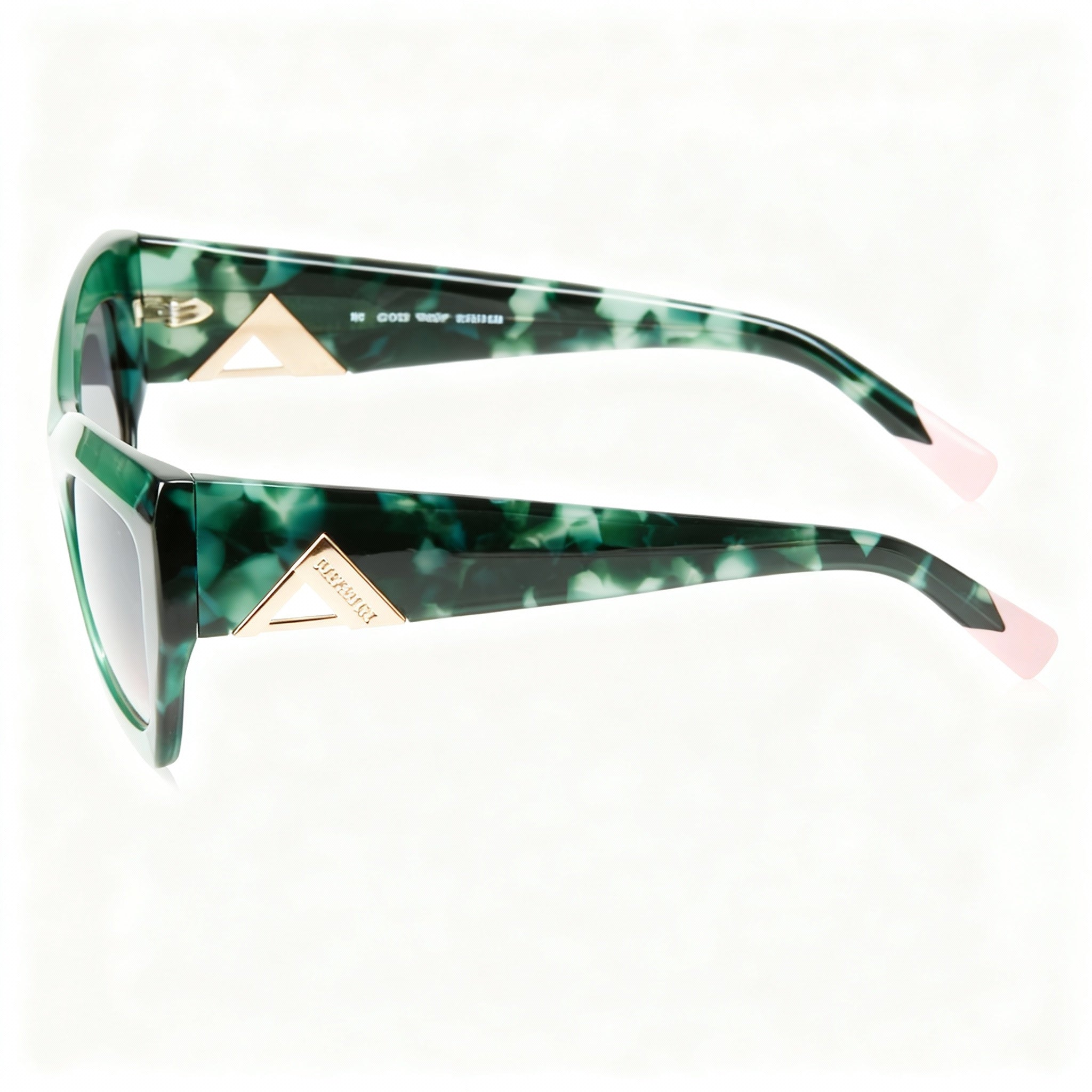 Missoni Seasonal Unisex Acetate Green Pink Havana Green Lens UV Protection Non-Polarized Sunglasses 53-22-145, Photo 3