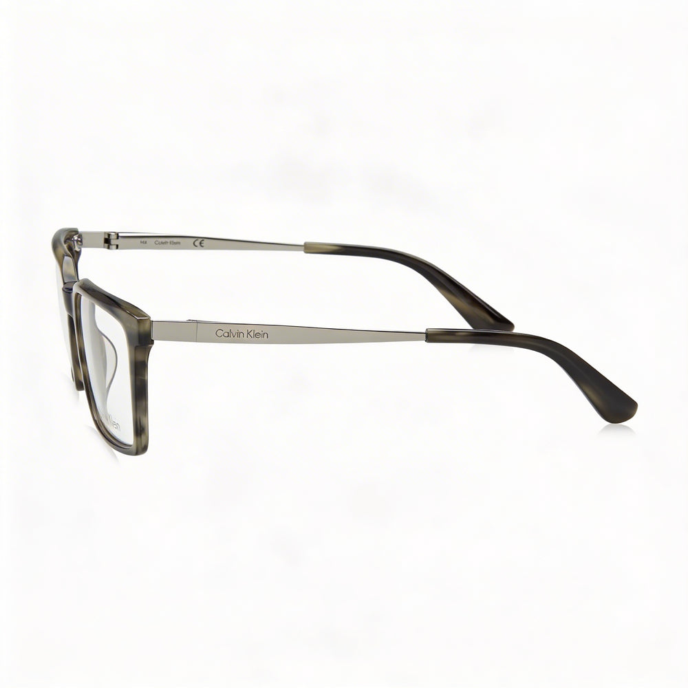 Calvin Klein Ck22510 Gafas de sol polarizadas unisex con montura metálica en Gris Habana, 54mm