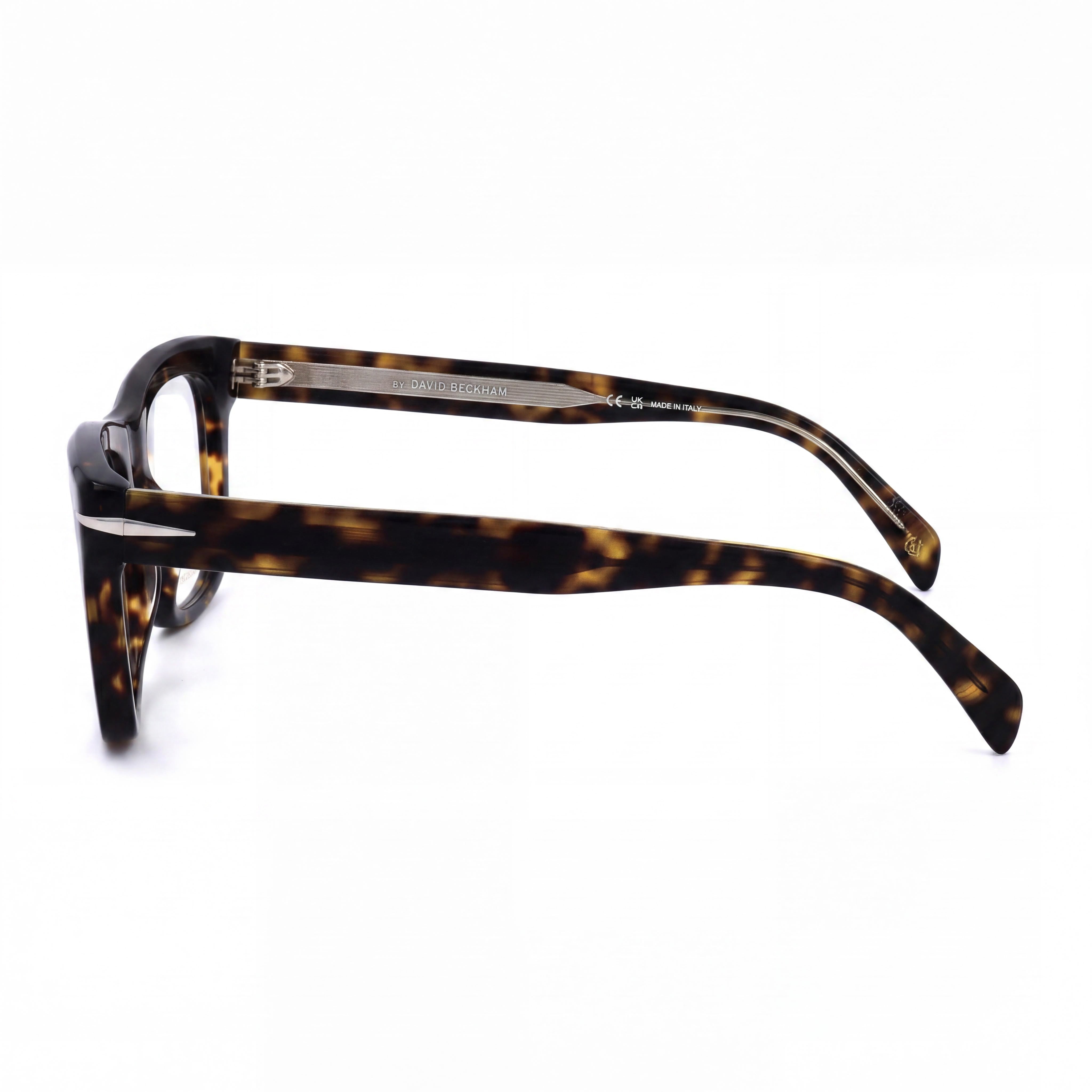 David Beckham DB 7105 Men's Black Plastic Full-Rim Square Eyeglasses 51mm, Photo 2