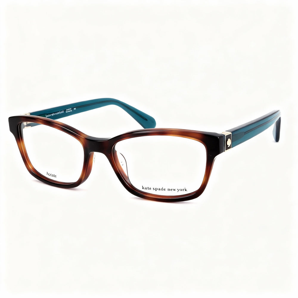 Gafas Kate Spade New York Race 106249 para mujer, estilo Havana moderno, de acetato y policarbonato, no polarizadas, de 50 mm