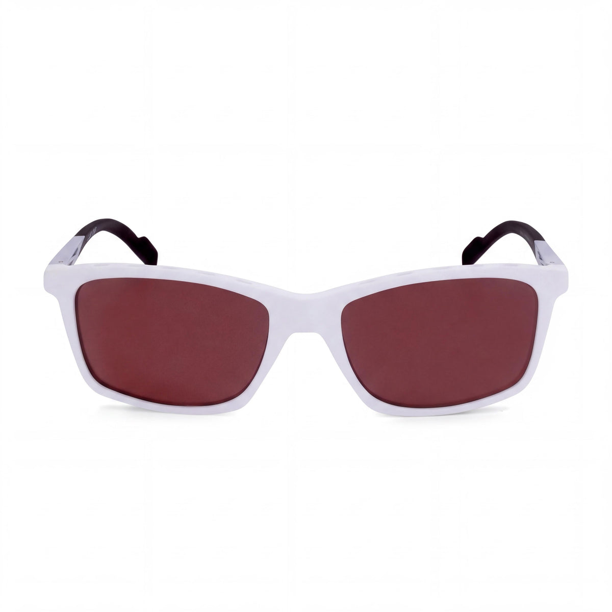 adidas SP0052 Men's Sunglasses with White Injected Frame, Roviex Mirror Non-Polarized Lenses, 56mm Lens Width, Photo 2