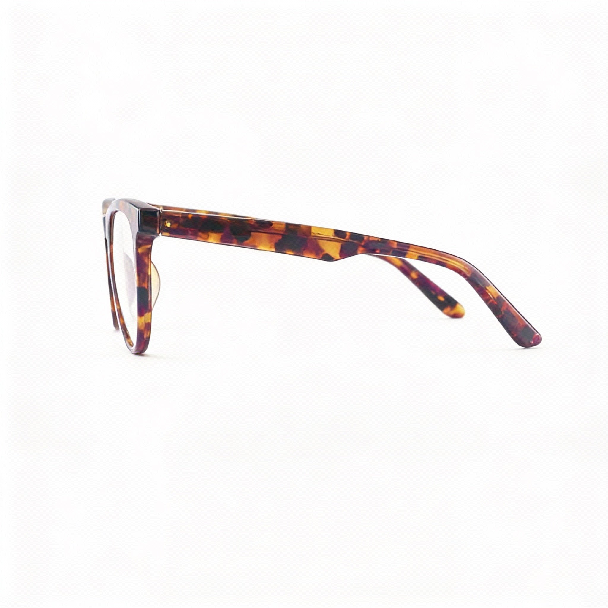 Gafas unisex Smith Logan Tl4 de acetato, montura completa ovalada, color habano violeta, lentes transparentes, 51 mm, Photo 3