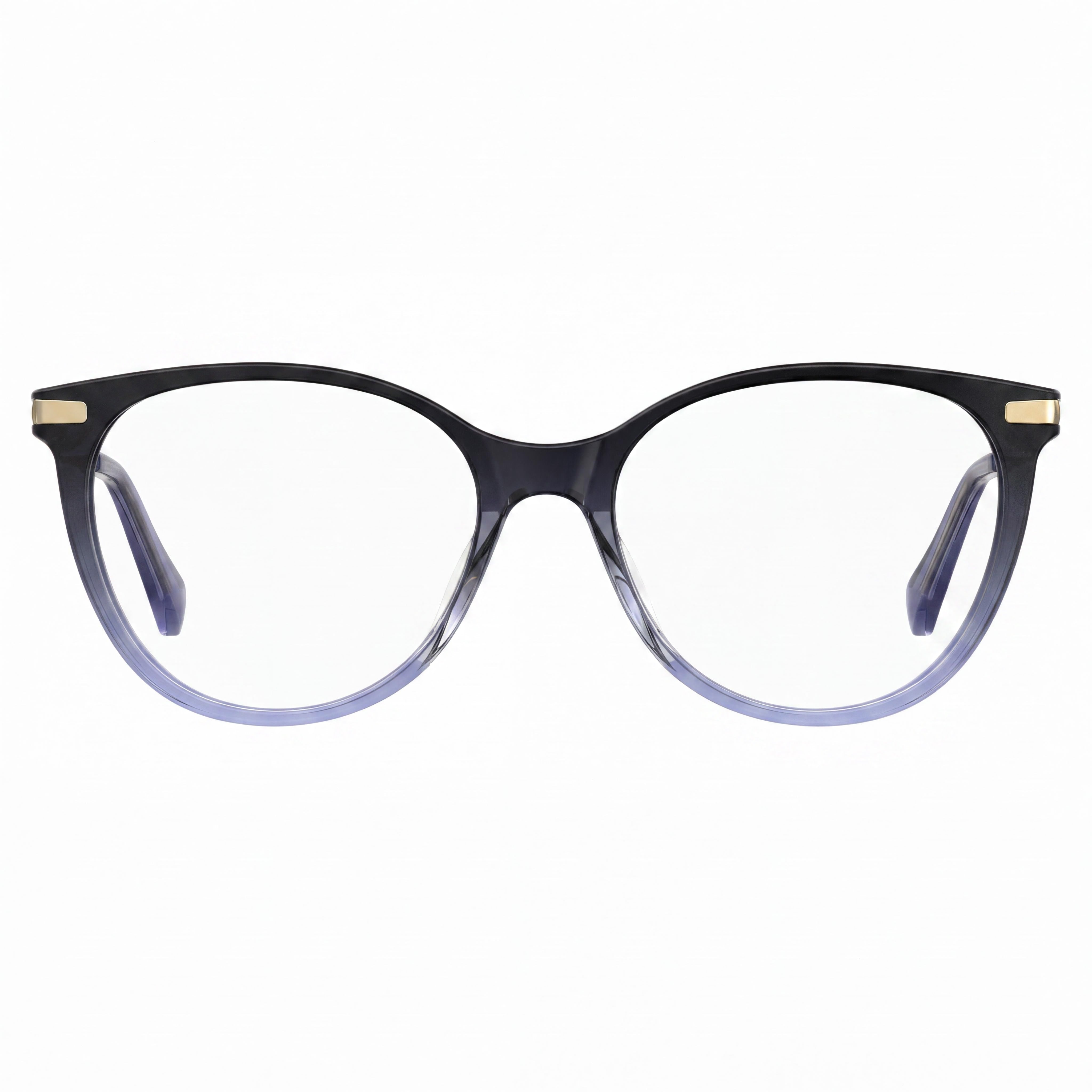 Love Moschino Mol570 Women's Non- Plastic Eyewear, Black Lilac Frame, 52mm Lens Width, Photo 2
