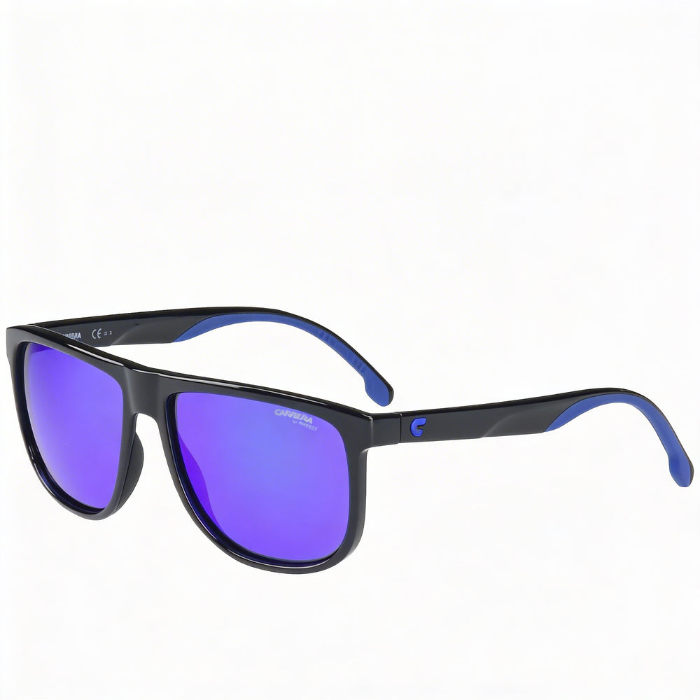 Carrera Modern Women's Black Blue Polyamide Non-Polarized 100% UV Protection Sunglasses 58mm