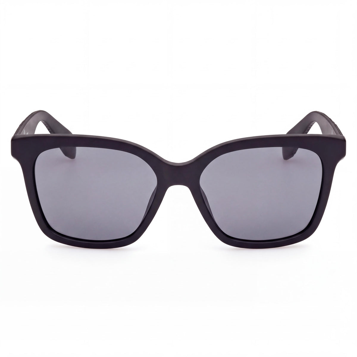 adidas Originals OR 0070 Women's Matte Black Smoke Plastic Frame Grey UV Protection Sunglasses 54mm, Photo 2