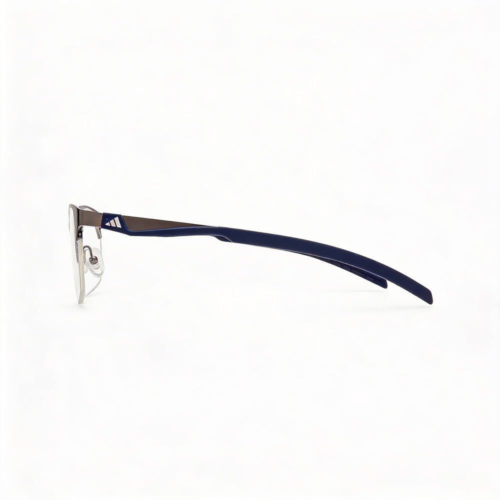 adidas Modern Men's Eyeglasses with Matte Black Frame, featuring a 56mm Lens Width, 17mm Bridge Width, and 140mm Temple Length