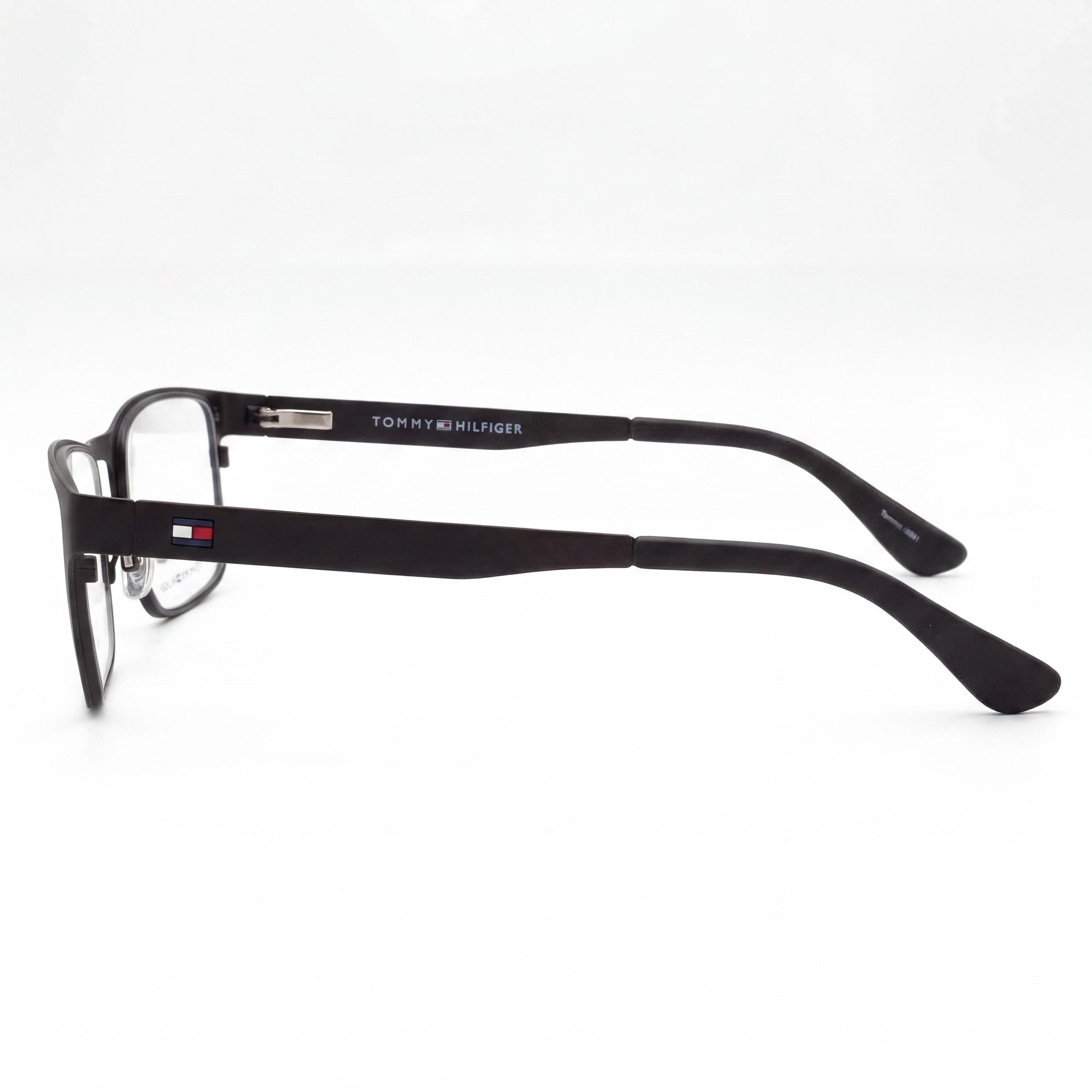 Gafas de sol Tommy Hilfiger Th 1543 clásicas unisex, montura de acero aleado negro mate, lentes de policarbonato no polarizadas de 54 mm, Photo 2