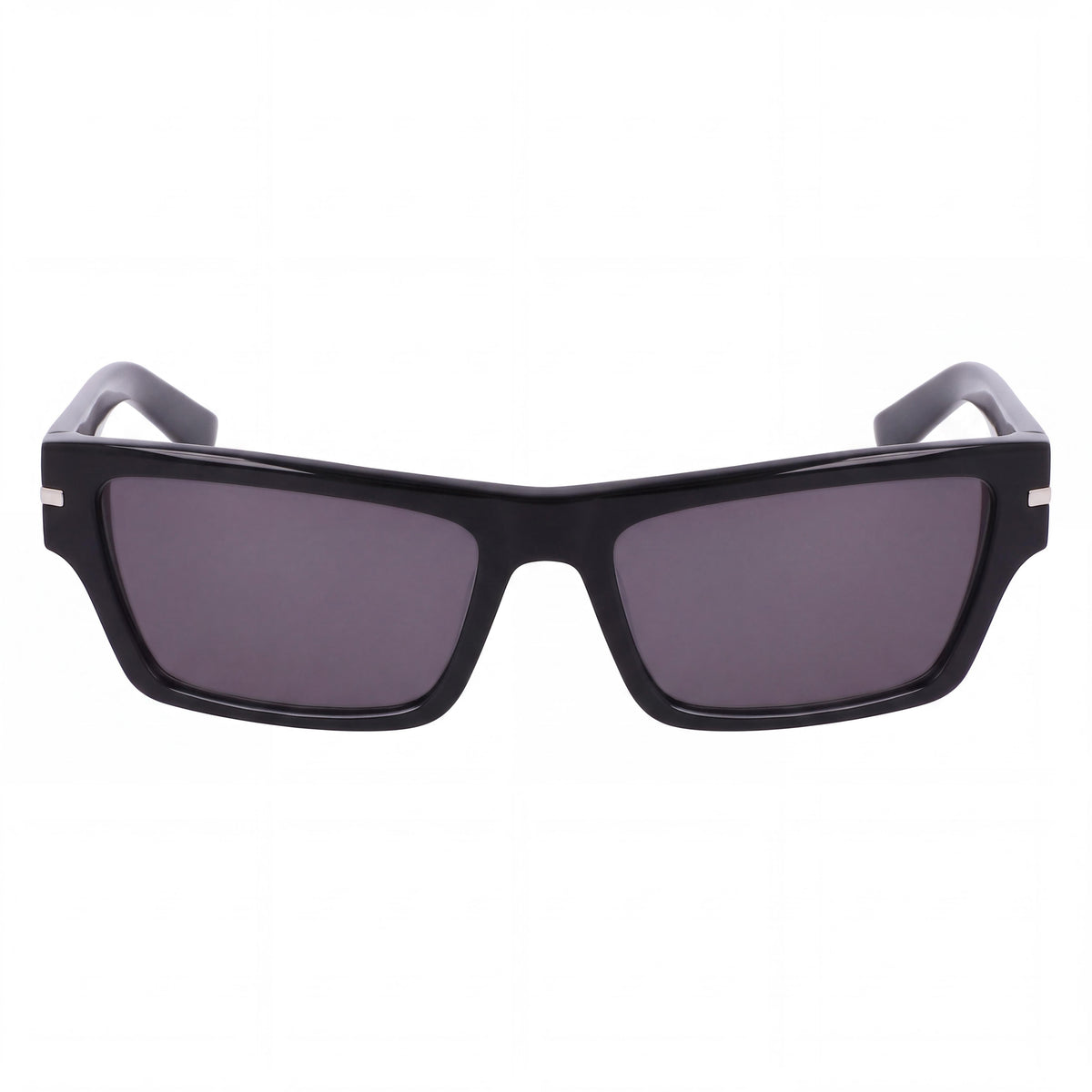 Dragon Alliance DR113S Unisex Rectangle Acetate Shiny Black Sunglasses with Lumalens Smoke Non-Polarized UV Protection Lenses 55mm, Photo 2