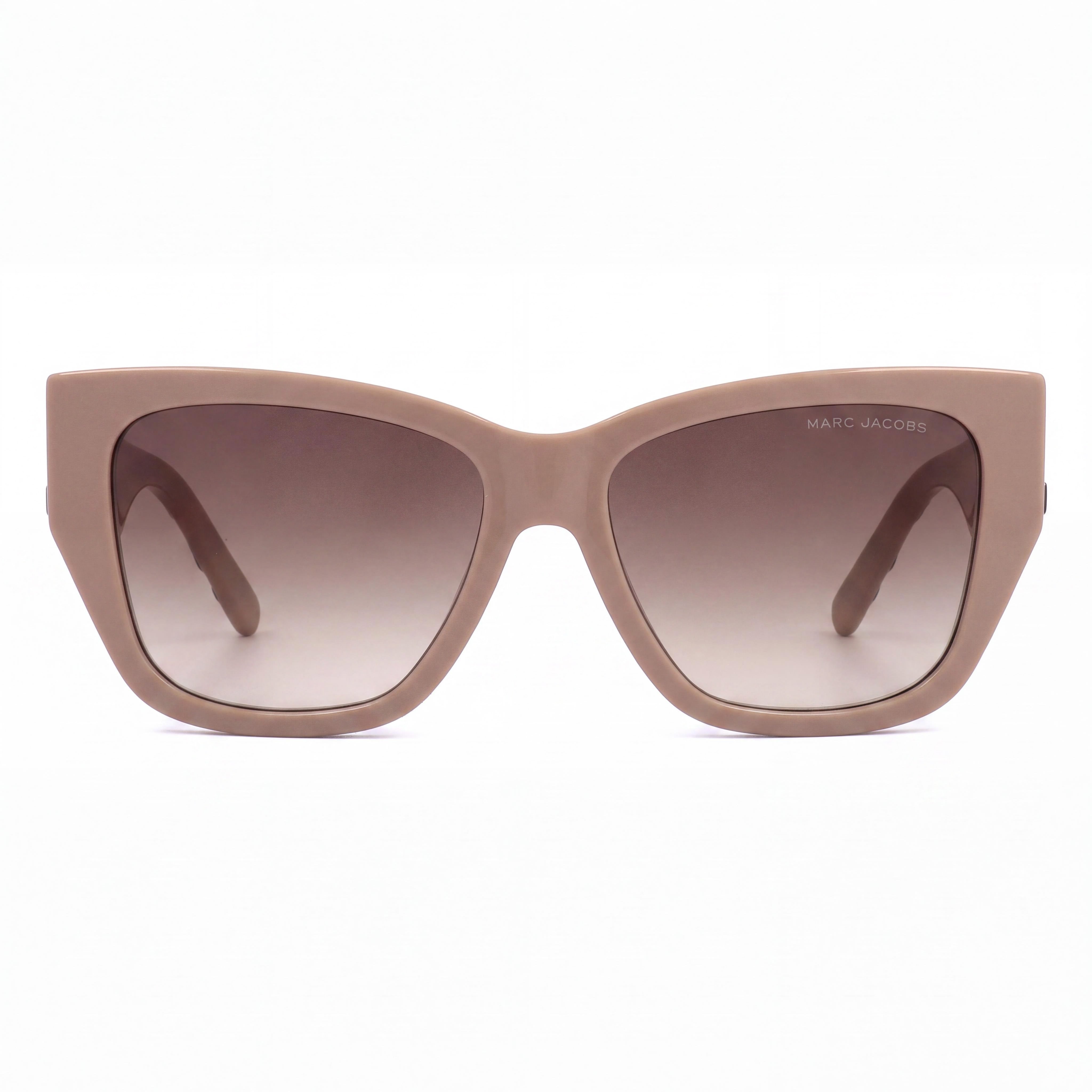 Marc Jacobs MARC 695/S Men's Nude Brown Acetate Square Brown Shaded Non-Polarized UV Protection Sunglasses 55mm, Photo 2