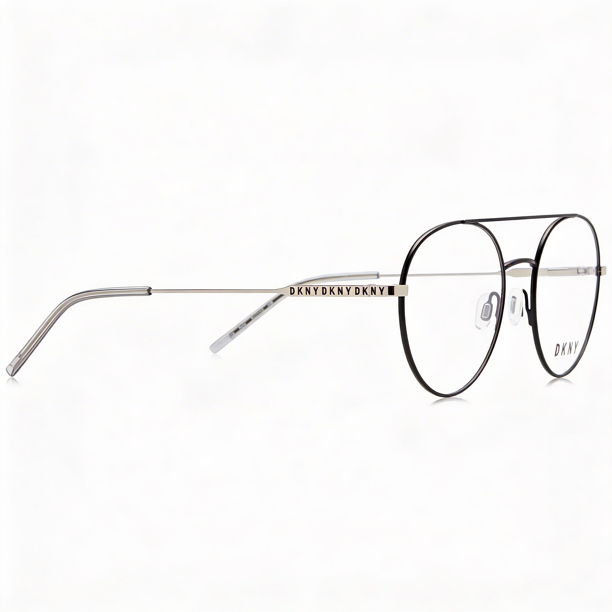 DKNY Modern Women’s Brown Rose Gold Alloy Steel Frame Polycarbonate Non-Polarized 51mm Sunglasses, Photo 3