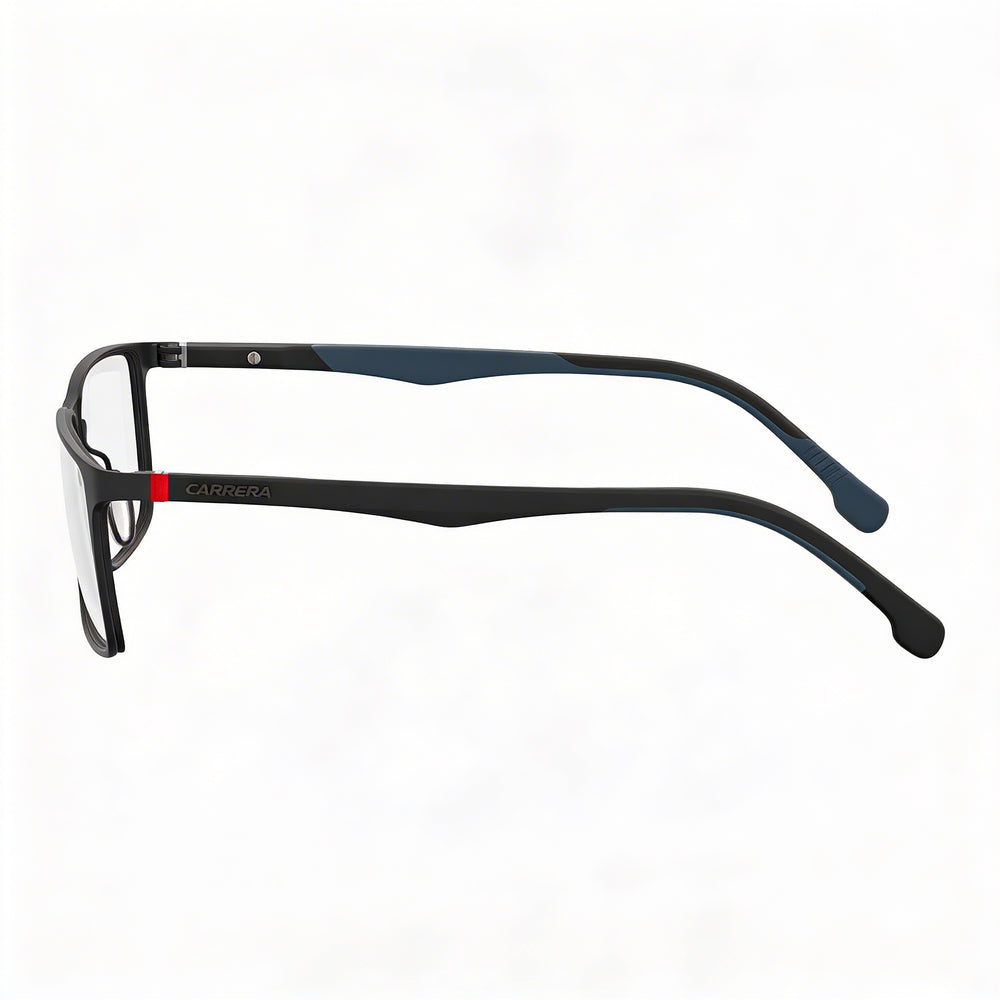 Gafas Carrera 8827/V Unisex Marco de acero de aleación negro mate Lente de policarbonato Rectangulares 55-17-35