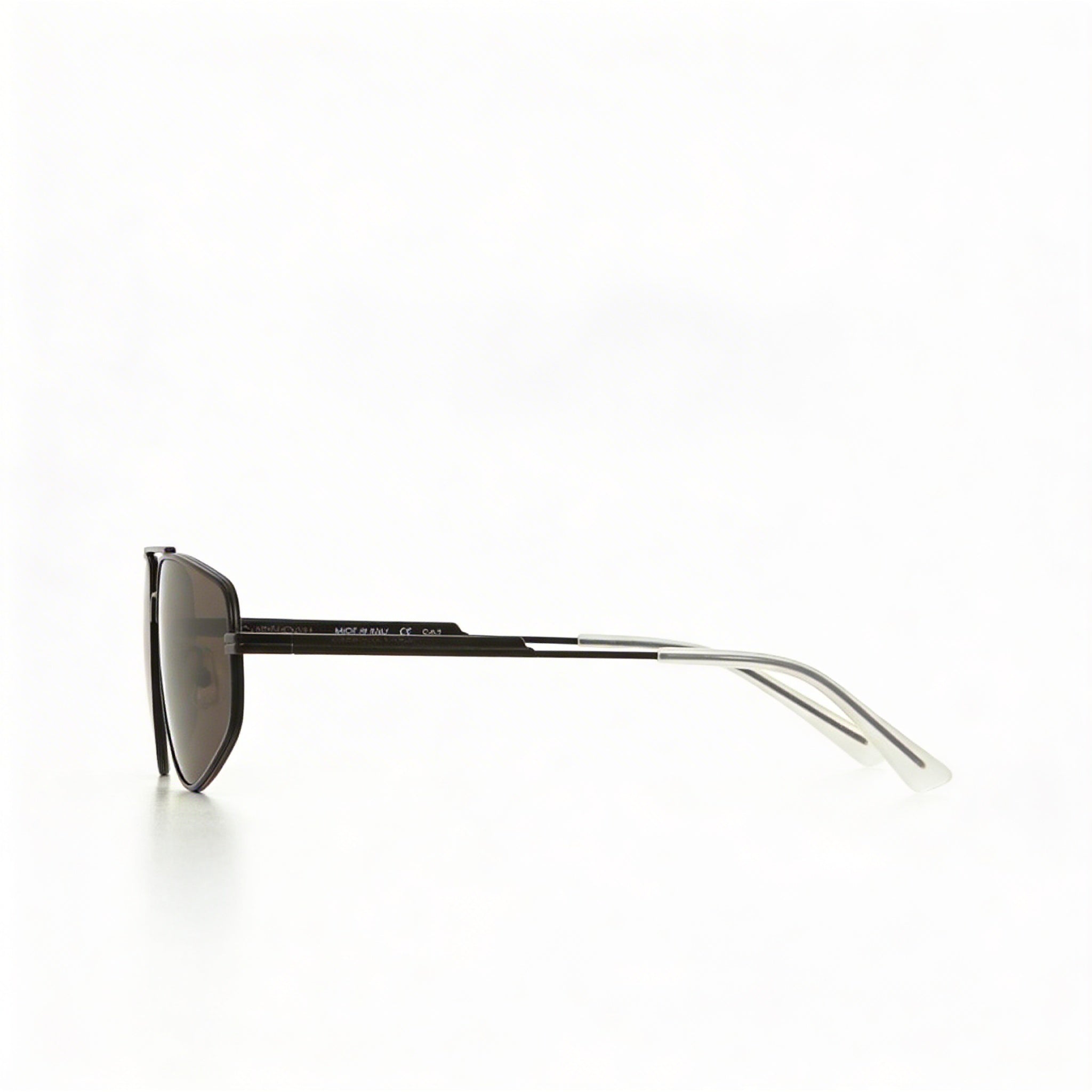 Bottega Veneta Aviator Unisex Sunglasses - Metal Frame, Black Grey Color, Grey Lens, 59mm Lens Width, Photo 3