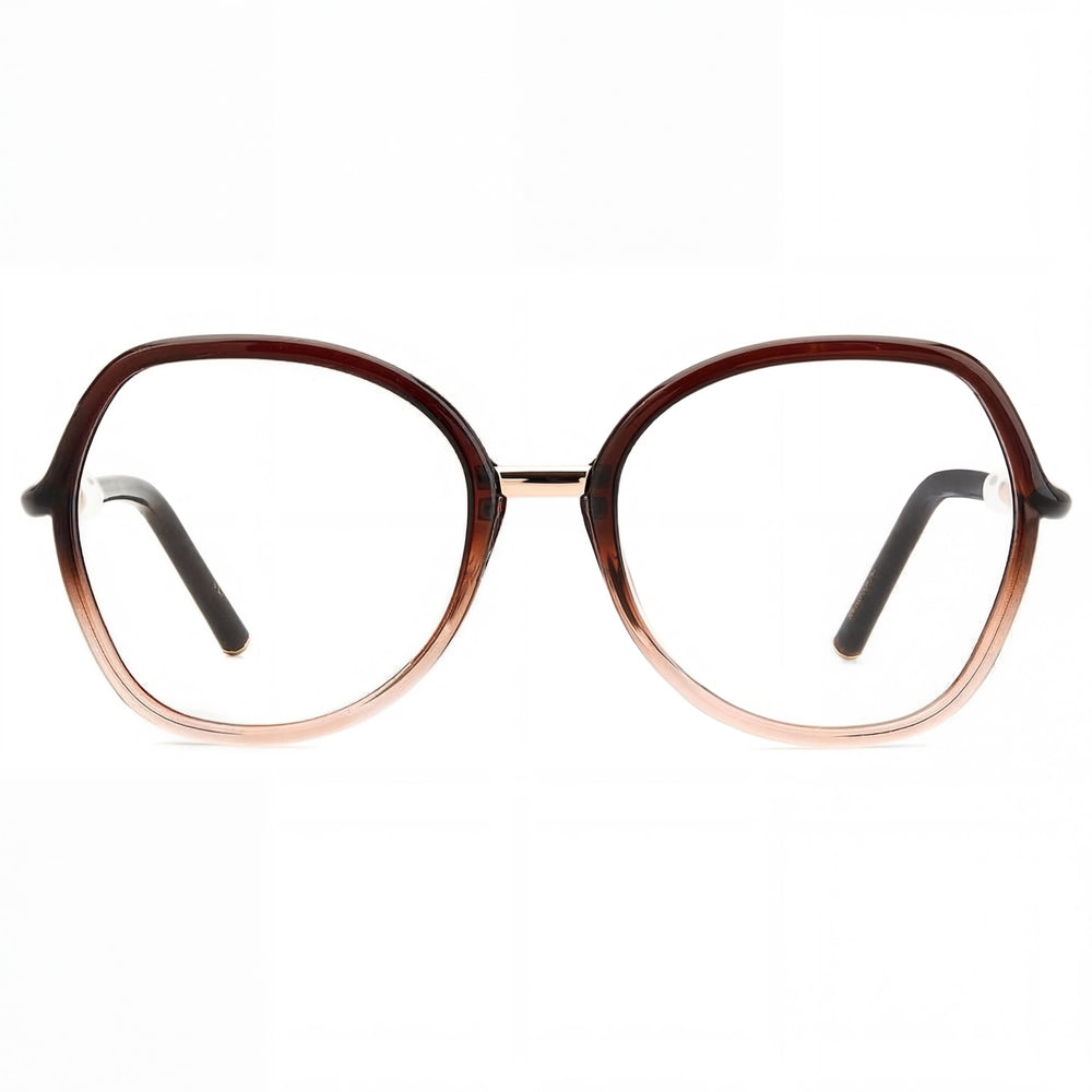 CAROLINA HERRERA Her 0080 Women's Brown Nude Polyamide Frame UV Protected Non- Polycarbonate Lenses 53mm
