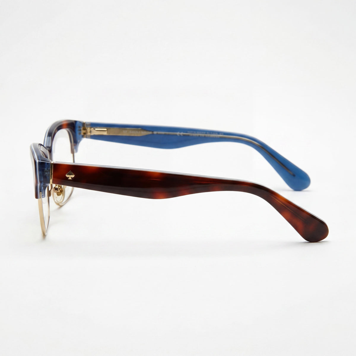 kate spade new york Shantal Gafas de Prescripción Plásticas Havana Blue Clear Lens para Mujer 52-17-135mm, Photo 2
