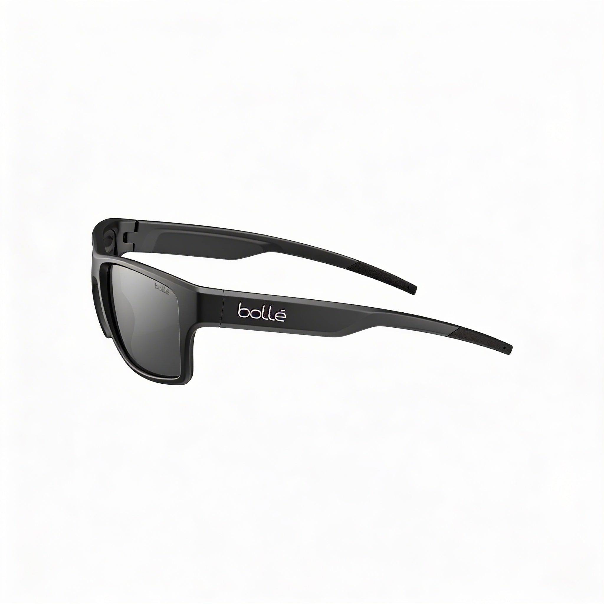 bollé STATUS Unisex Rectangular Polarized Sunglasses Black Matte, Photo 2