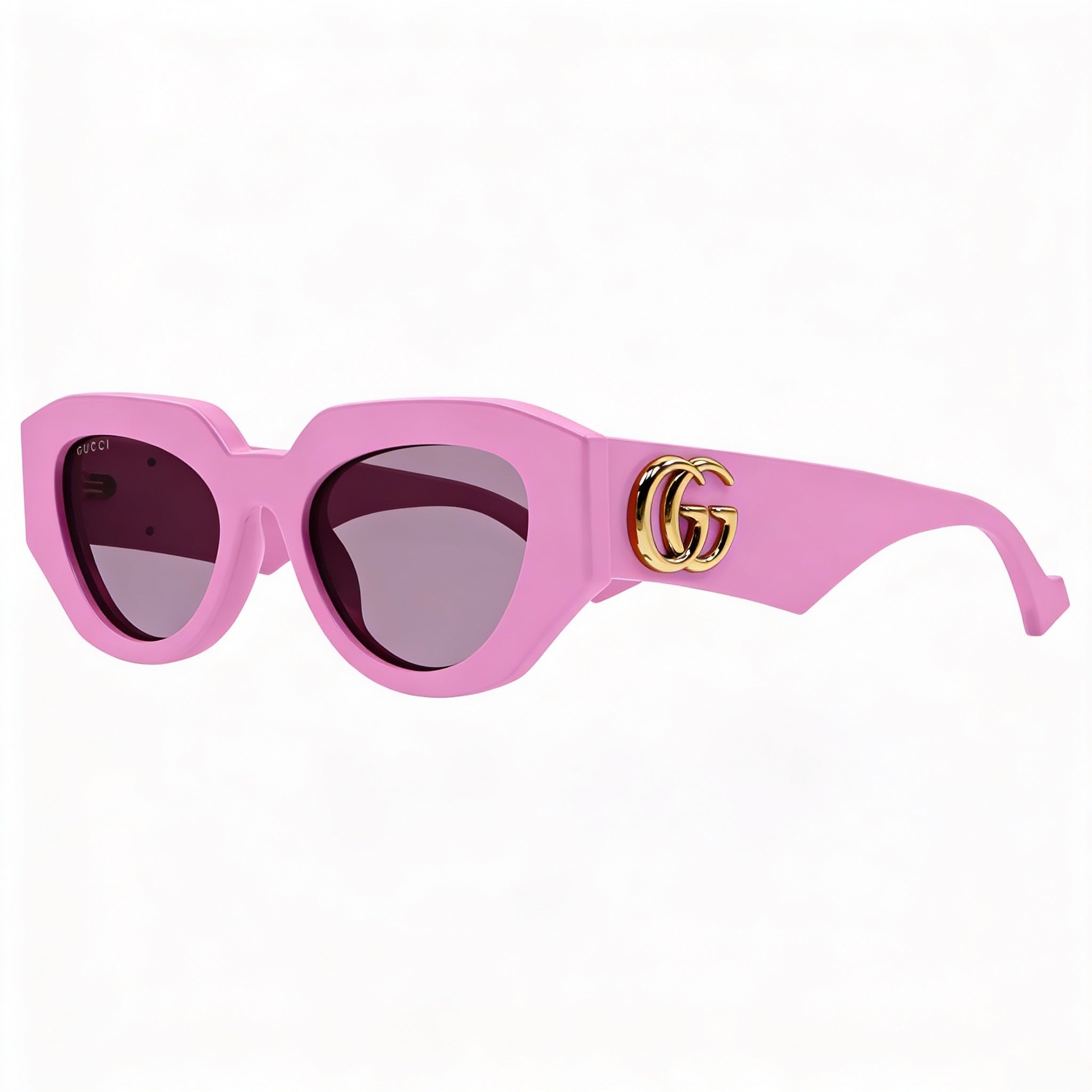 Gucci Casual Women's Pink Aluminium Frame Acetate Lens Polarized UV Protection Sunglasses 54-20-145, Photo 1