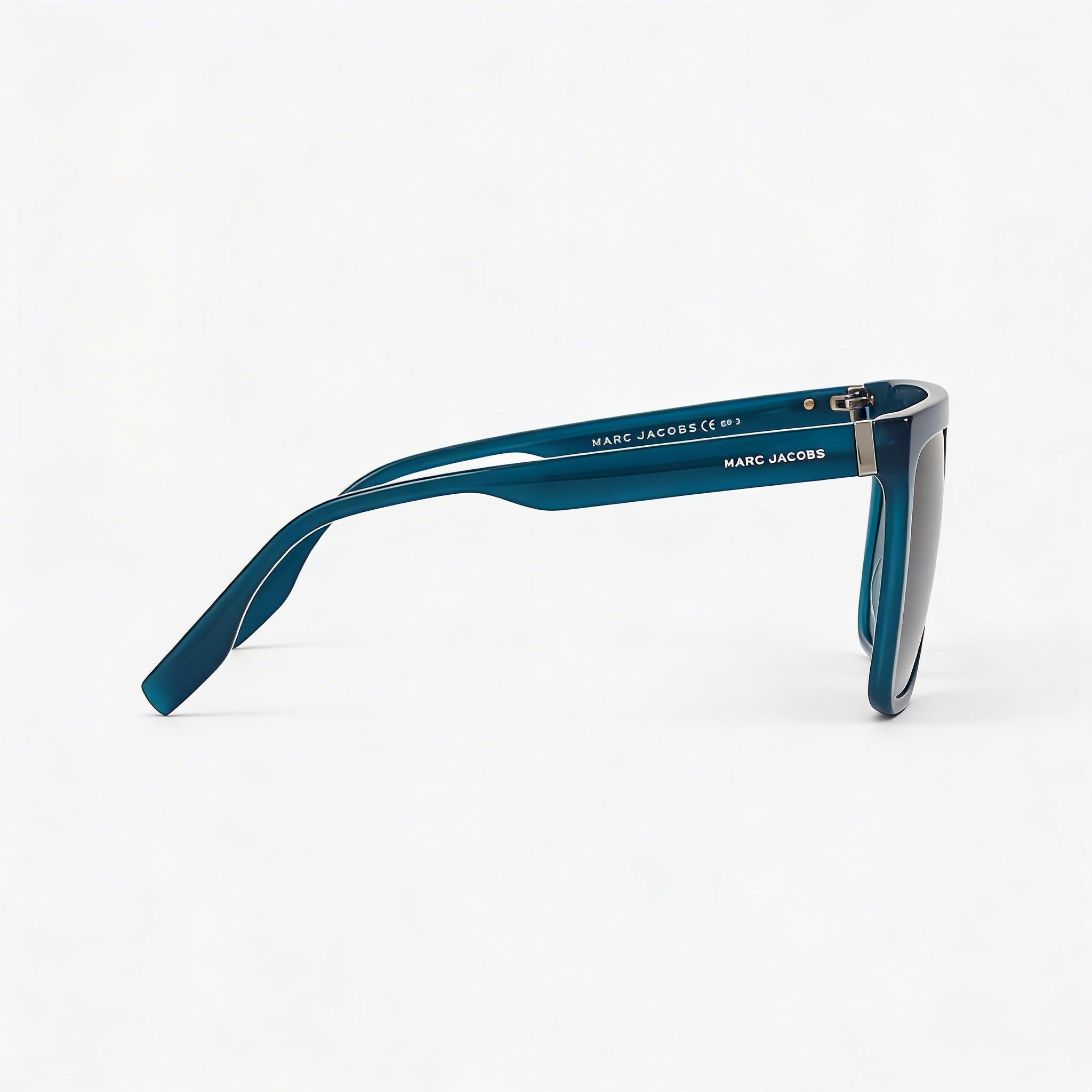 Marc Jacobs Classic MARC 639/S Unisex Grey Plastic Browline Frame Blue Lens UV Protection Sunglasses 57mm, Photo 3