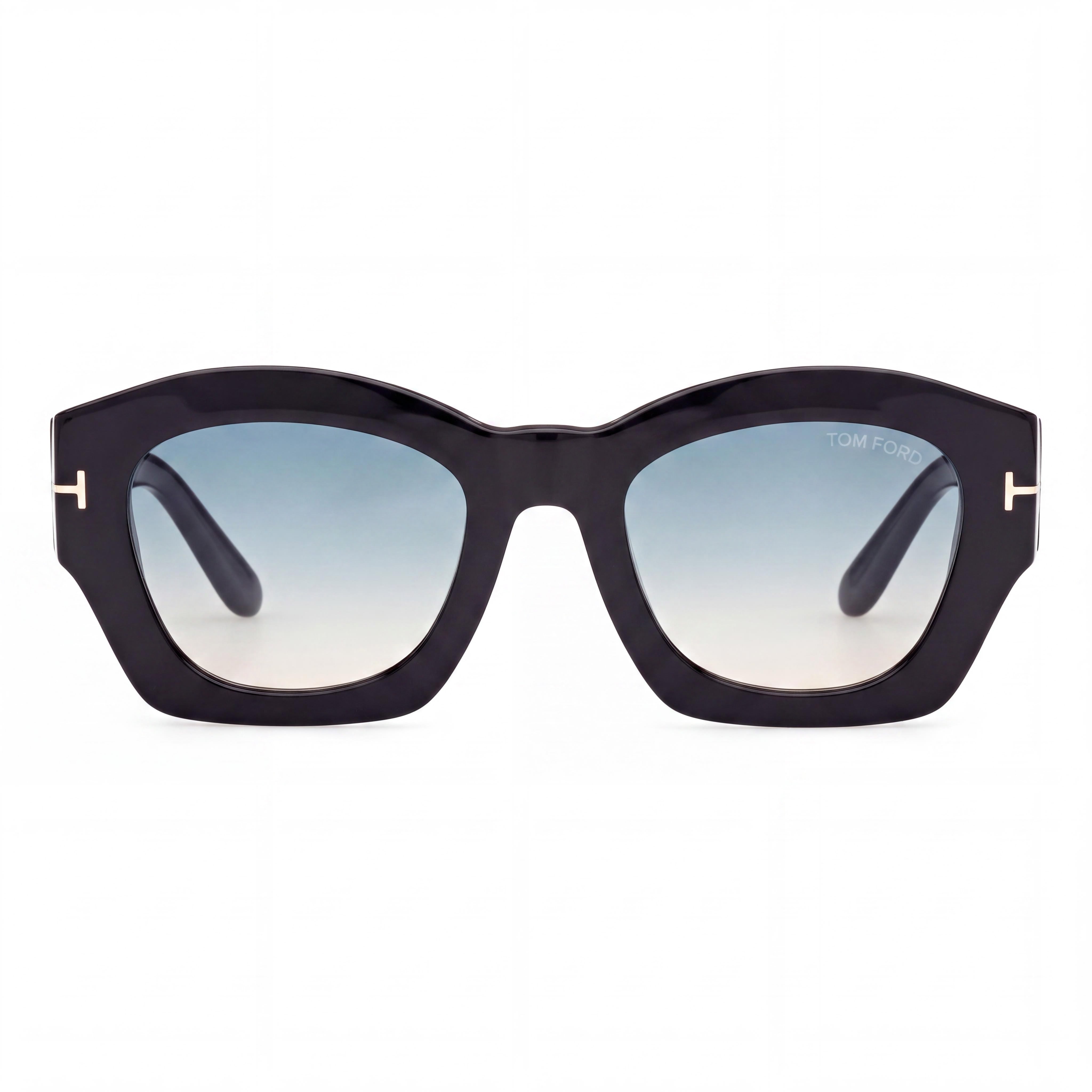 Tom Ford geometric Unisex Acetate Blonde Havana Polarized Brown UV Protection Sunglasses 52-22-140, Photo 2