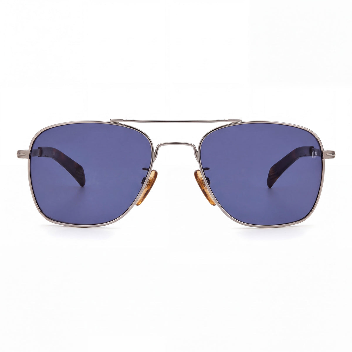 David Beckham Db 7019/S Unisex Ruthenium Frame Blue Lens Metal Navigator UV Protection Sunglasses 55mm, Photo 2
